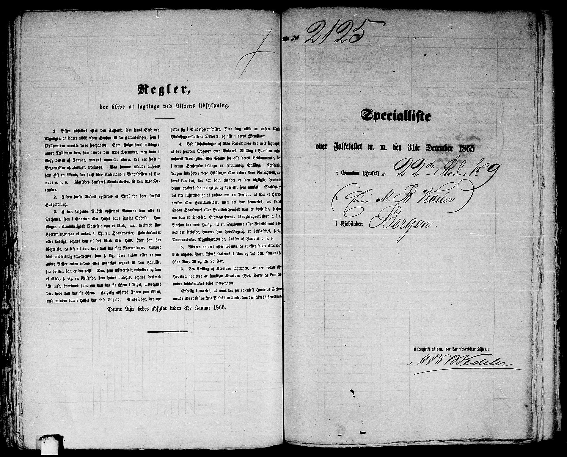 RA, Folketelling 1865 for 1301 Bergen kjøpstad, 1865, s. 4342