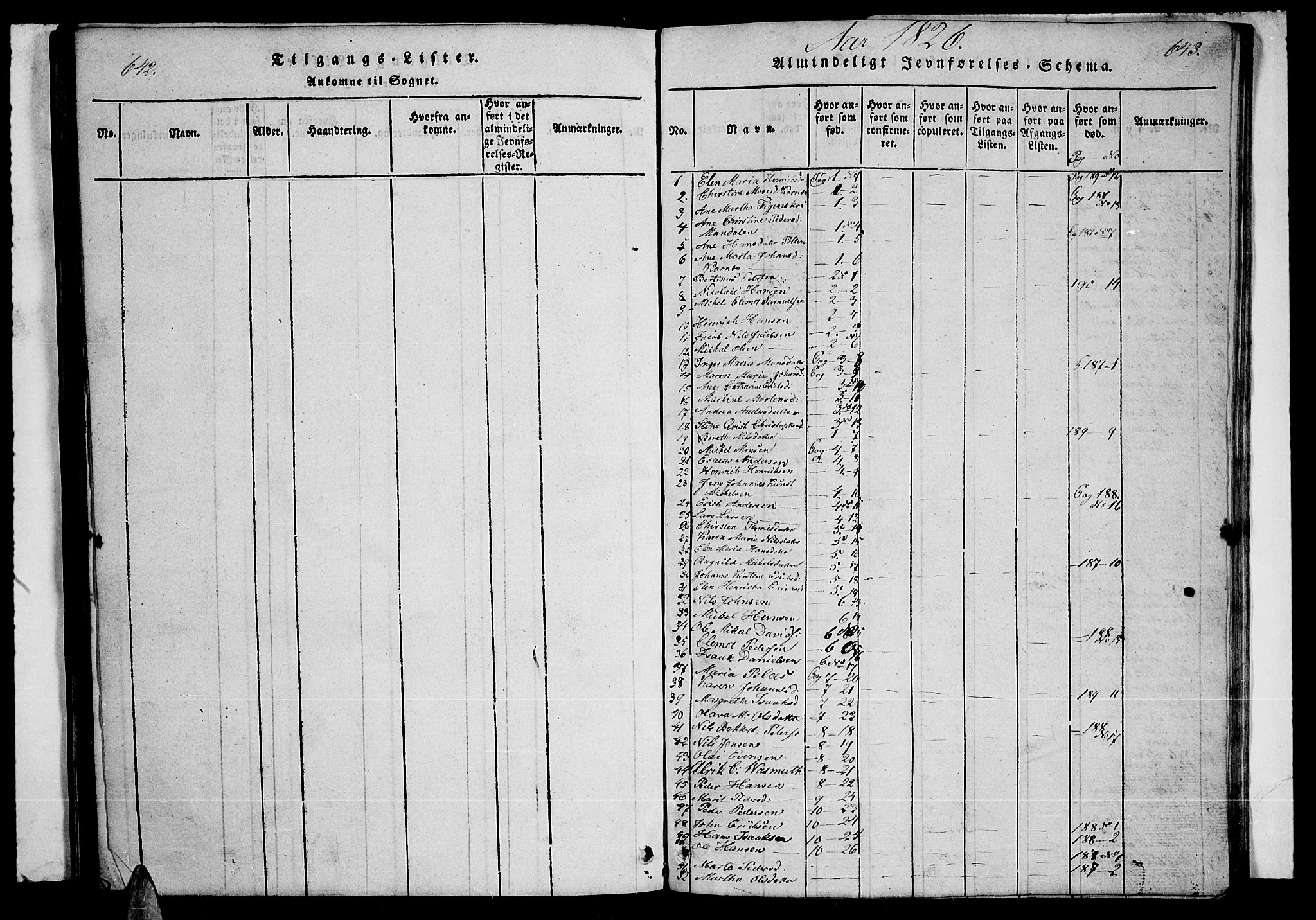 Lyngen sokneprestembete, AV/SATØ-S-1289/H/He/Heb/L0001klokker: Klokkerbok nr. 1, 1826-1838, s. 643