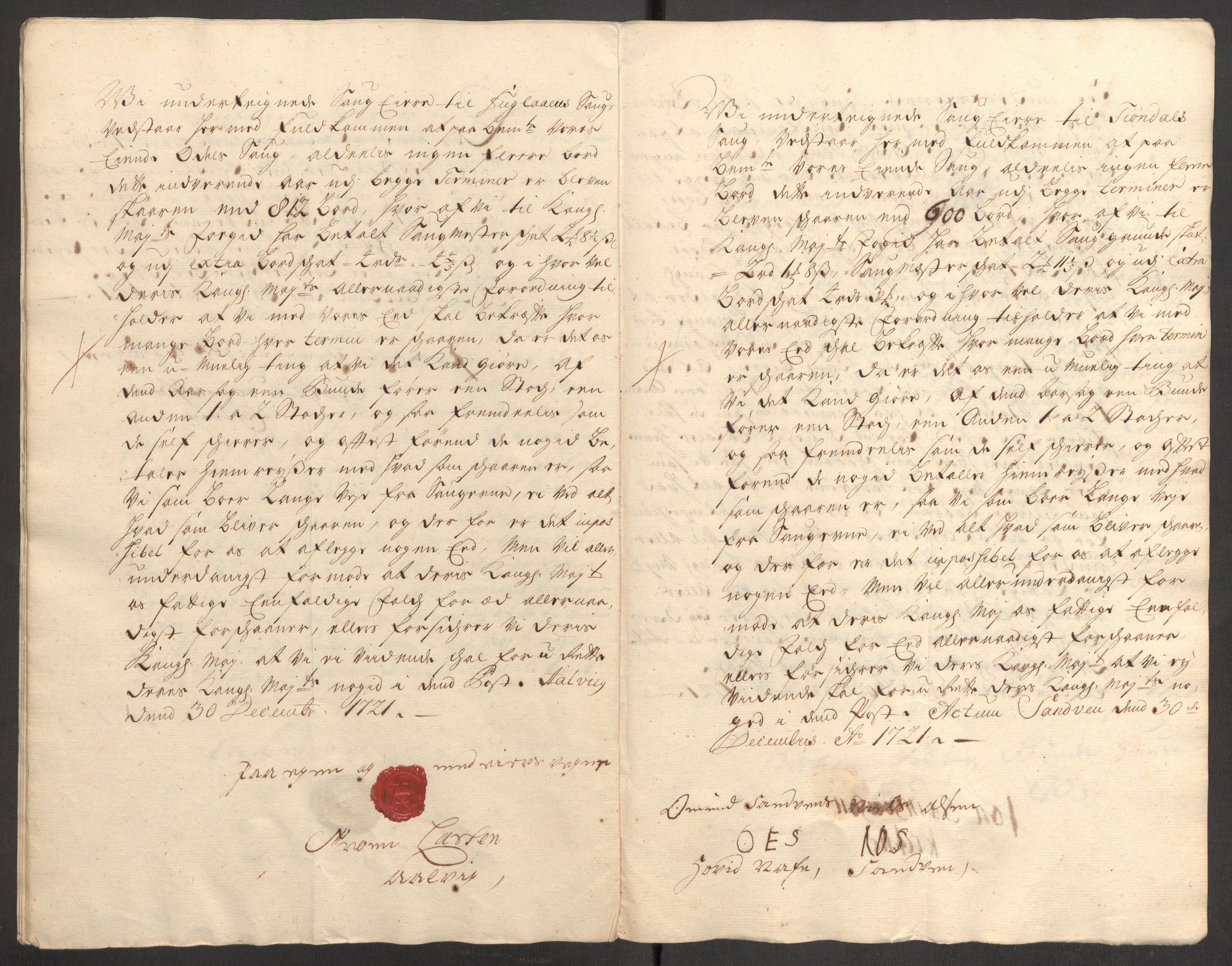 Rentekammeret inntil 1814, Reviderte regnskaper, Fogderegnskap, AV/RA-EA-4092/R48/L3000: Fogderegnskap Sunnhordland og Hardanger, 1721, s. 178