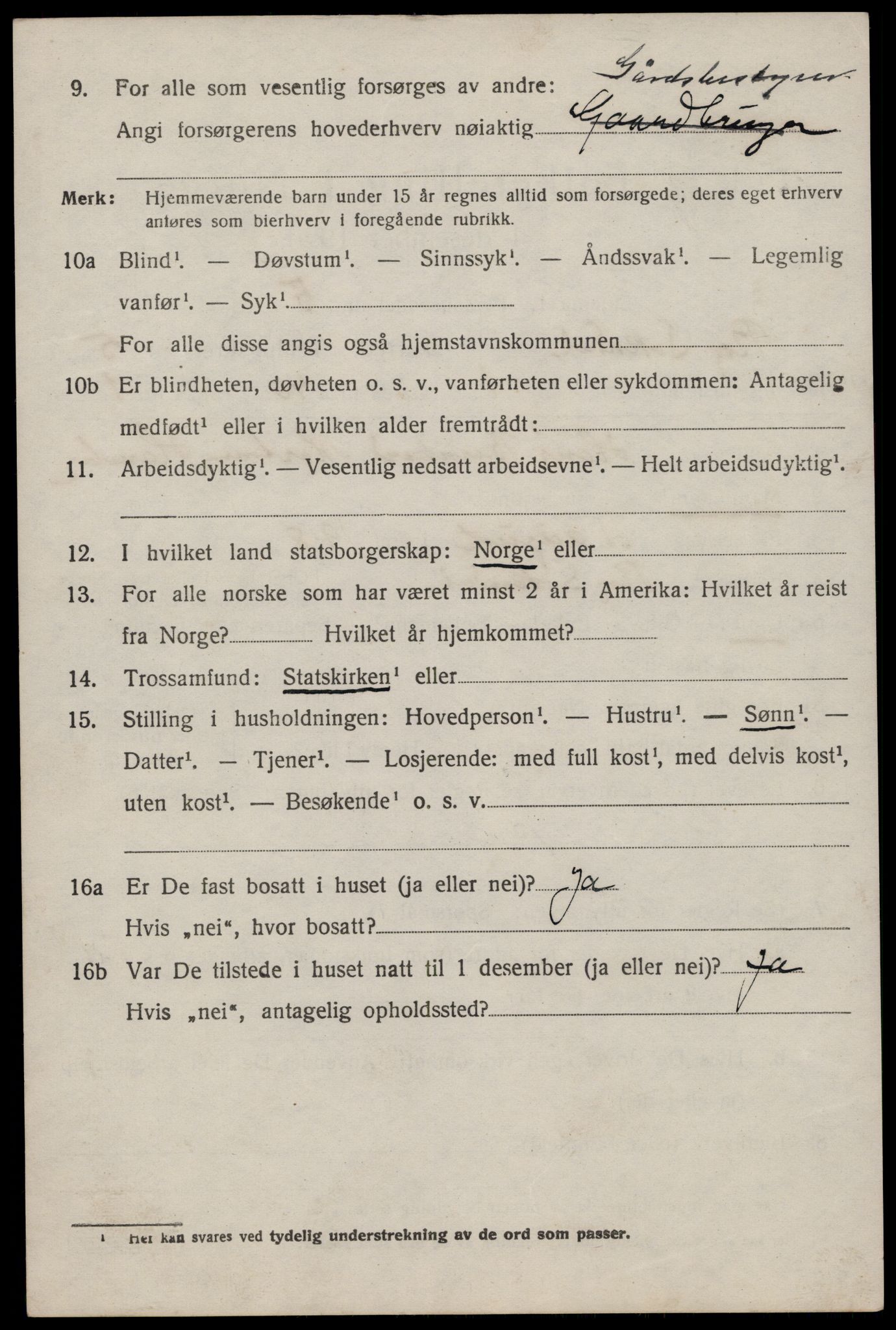 SAST, Folketelling 1920 for 1111 Sokndal herred, 1920, s. 3252