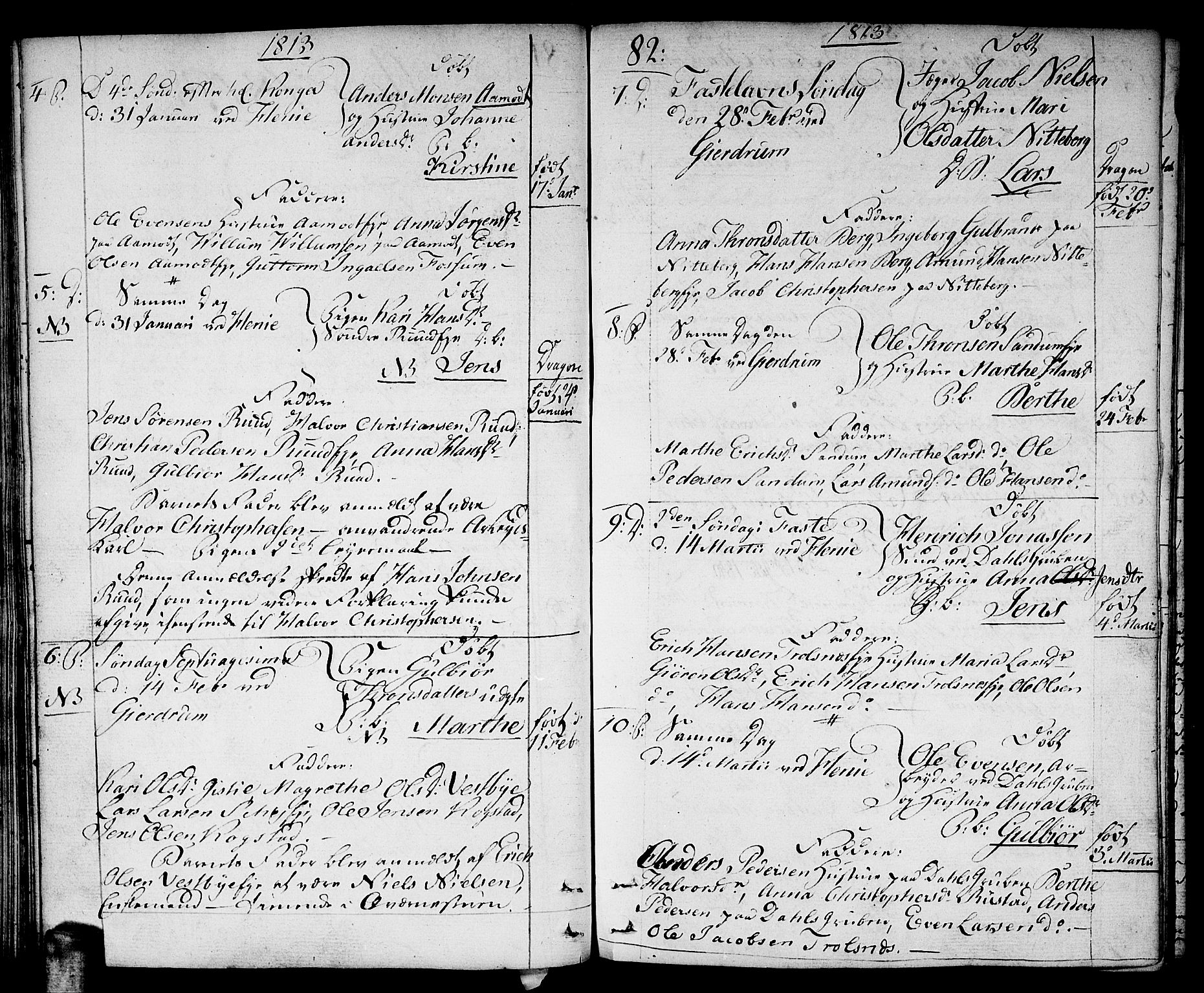 Gjerdrum prestekontor Kirkebøker, AV/SAO-A-10412b/F/Fa/L0003: Ministerialbok nr. I 3, 1798-1815, s. 82