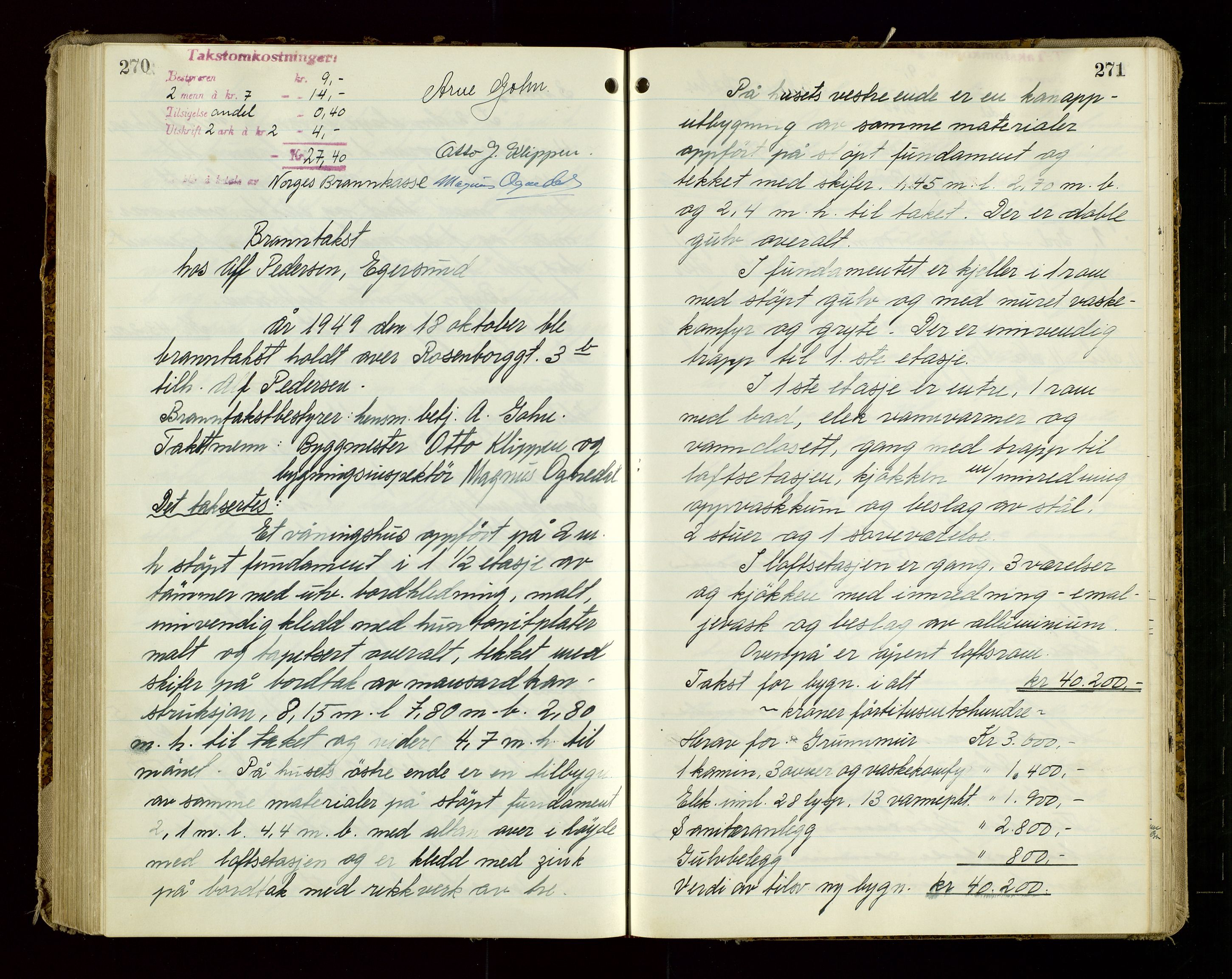 Eigersund lensmannskontor, AV/SAST-A-100171/God/L0013: "Branntakstprotokoll", 1944-1951, s. 270-271