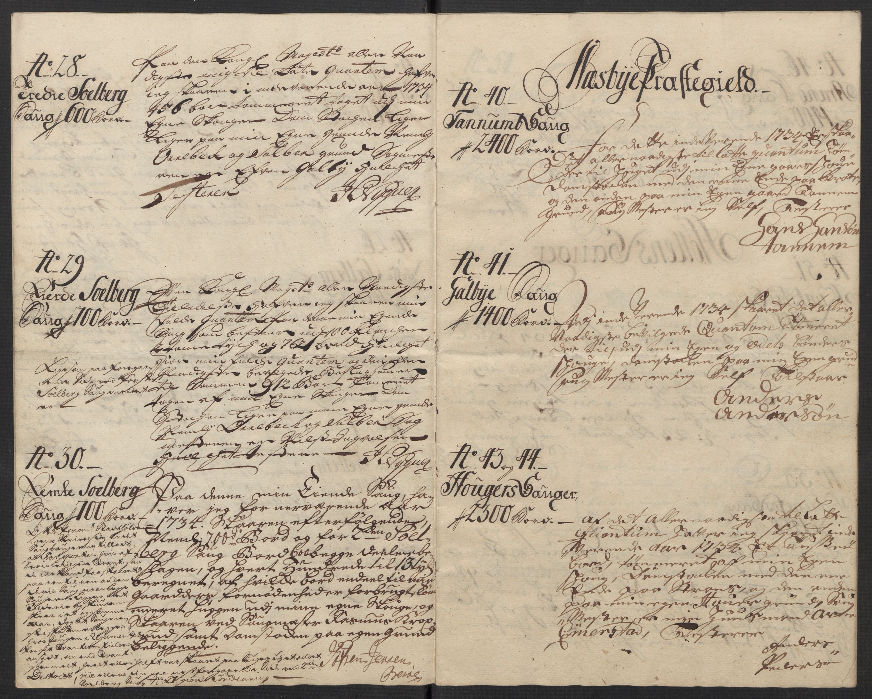 Rentekammeret inntil 1814, Reviderte regnskaper, Fogderegnskap, AV/RA-EA-4092/R10/L0473: Fogderegnskap Aker og Follo, 1734, s. 104