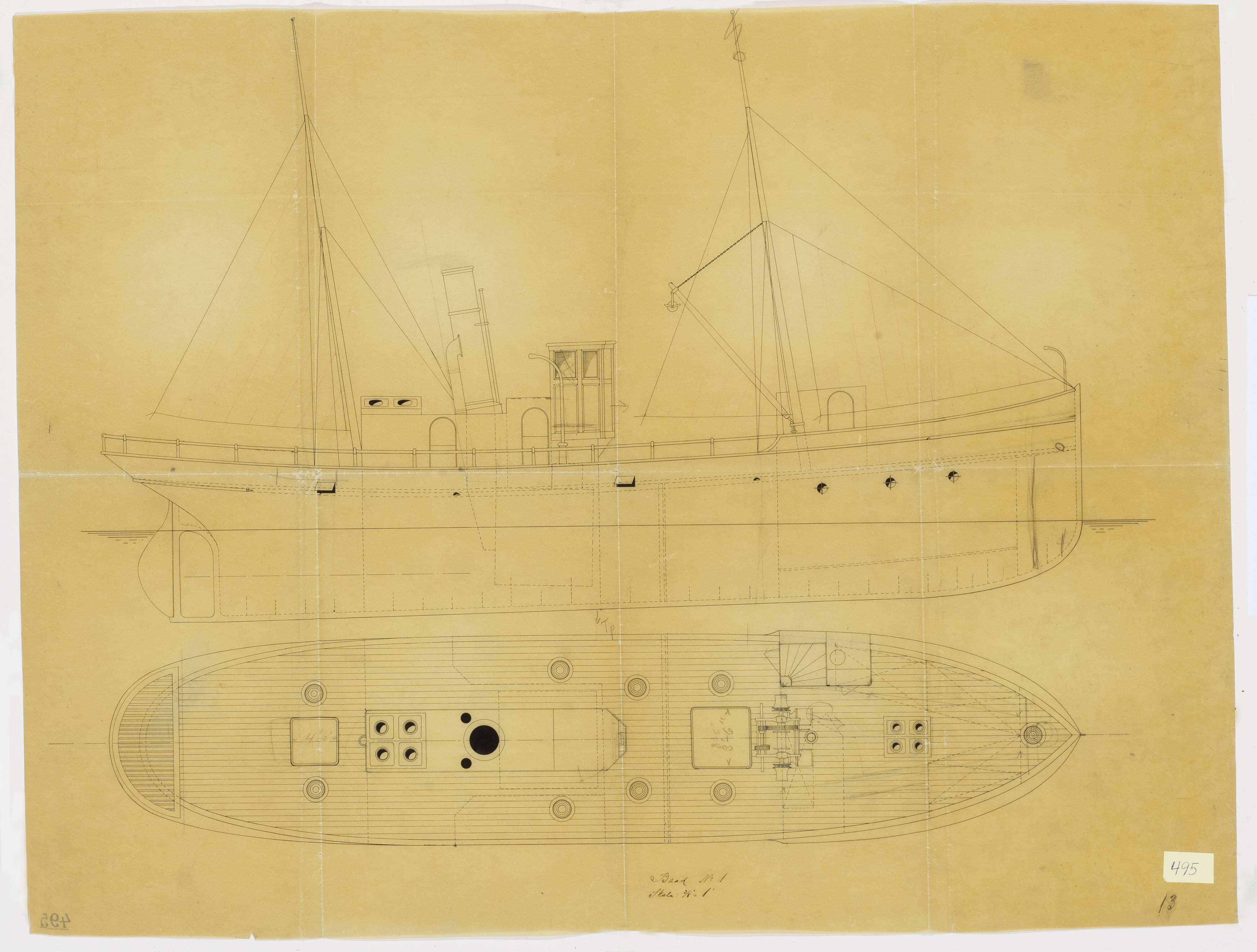 A.M. Liaaen, IKAM/P-00090/T/Tb/Tba/L0010/0001: Tegninger Aalesund Mekaniske Verksted, 1903