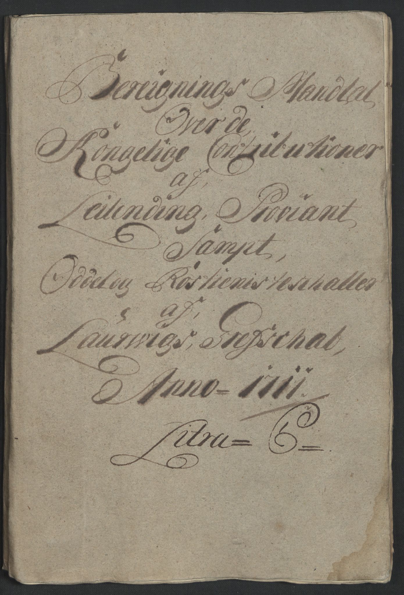 Rentekammeret inntil 1814, Reviderte regnskaper, Fogderegnskap, RA/EA-4092/R33/L1983: Fogderegnskap Larvik grevskap, 1711, s. 48