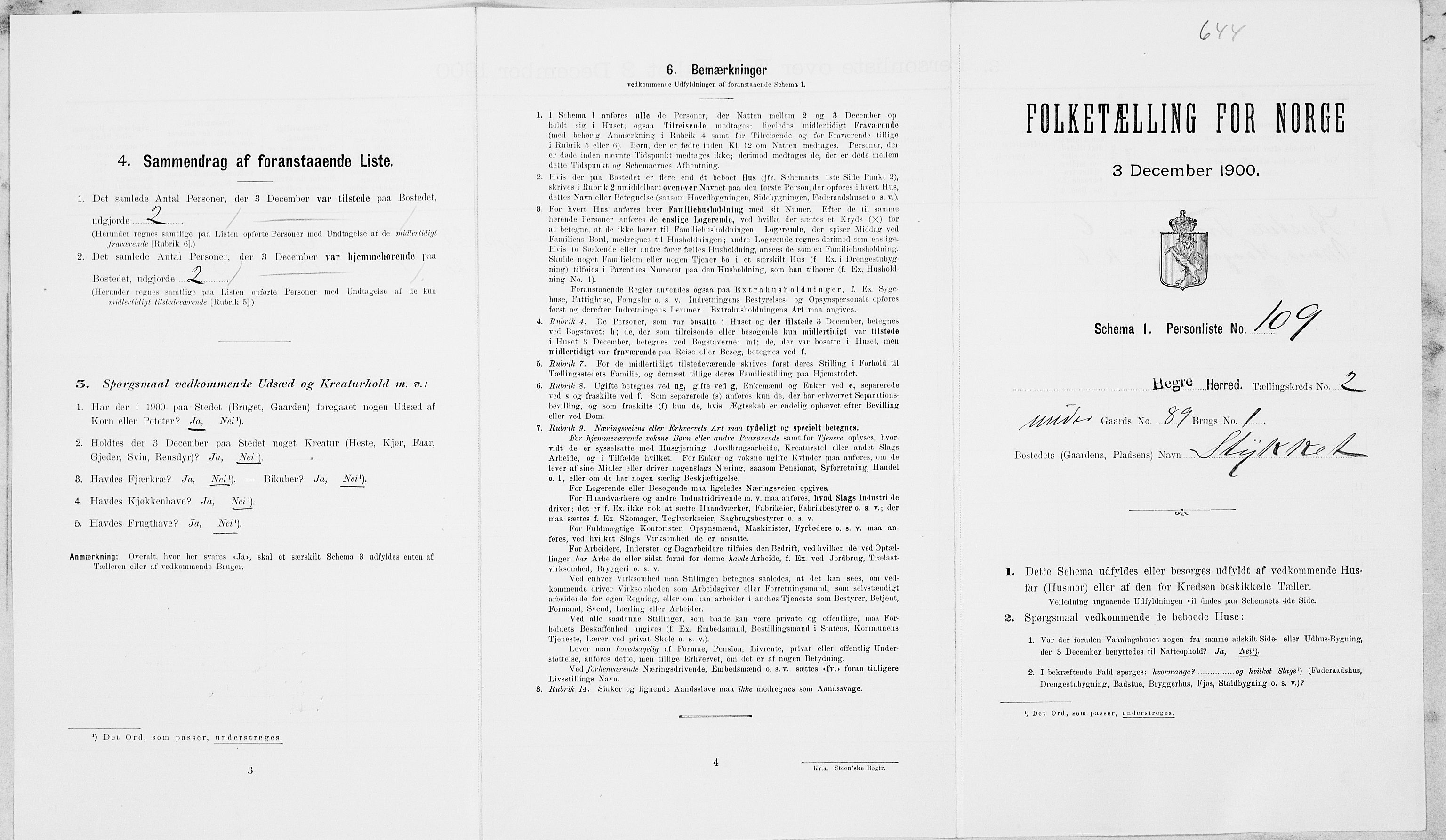 SAT, Folketelling 1900 for 1712 Hegra herred, 1900, s. 388