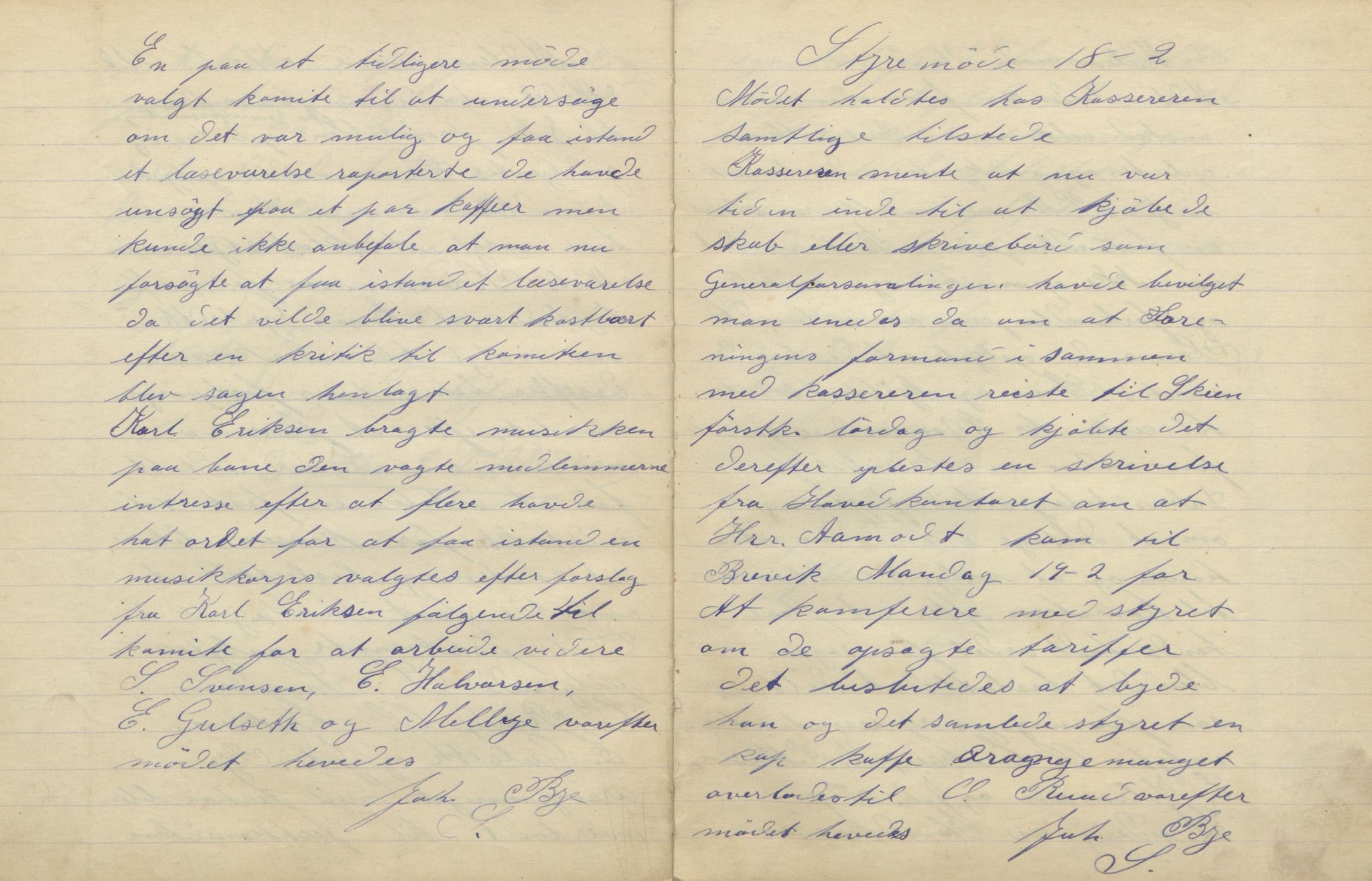 Brevik jern- og metallarbeiderforenings arkiv, AAT/AAT-805022/A/L0002: Møtebok, 1916-1920