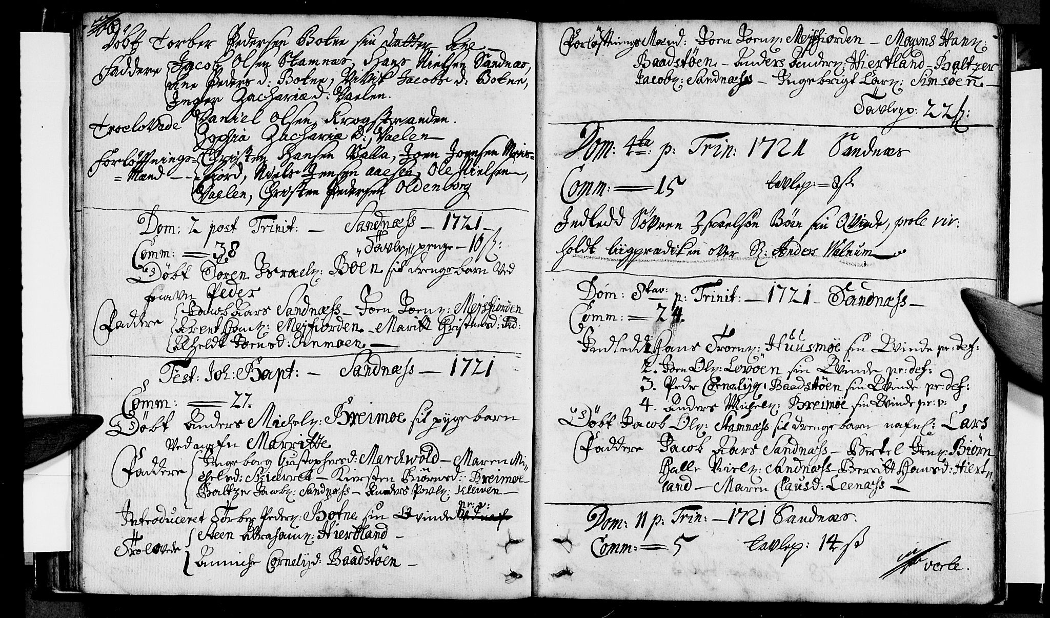 Ministerialprotokoller, klokkerbøker og fødselsregistre - Nordland, AV/SAT-A-1459/831/L0470: Ministerialbok nr. 831A01, 1714-1737