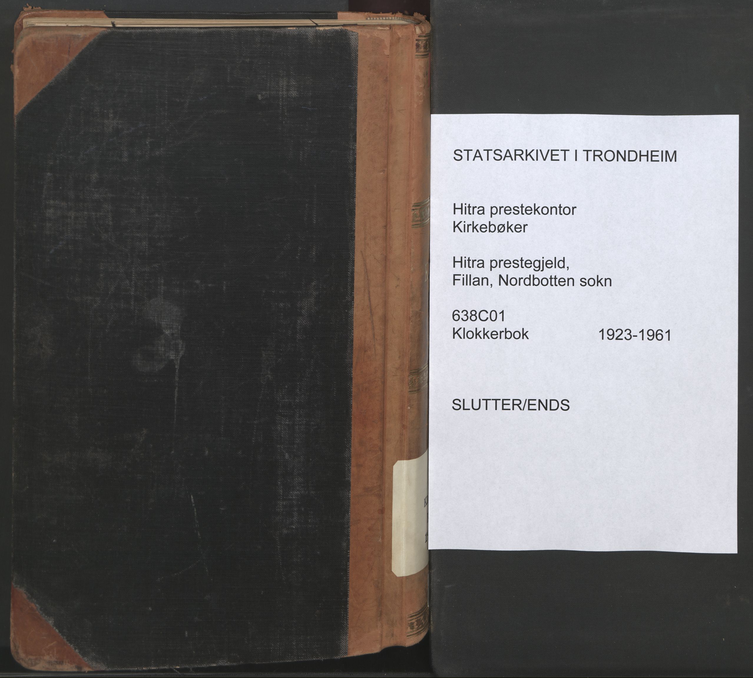 Ministerialprotokoller, klokkerbøker og fødselsregistre - Sør-Trøndelag, SAT/A-1456/638/L0569: Klokkerbok nr. 638C01, 1923-1961