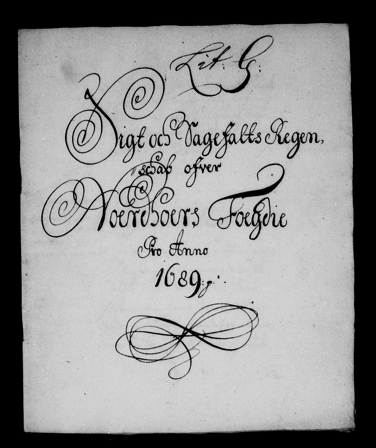 Rentekammeret inntil 1814, Reviderte regnskaper, Stiftamtstueregnskaper, Bergen stiftamt, RA/EA-6043/R/Rc/L0089: Bergen stiftamt, 1688-1689