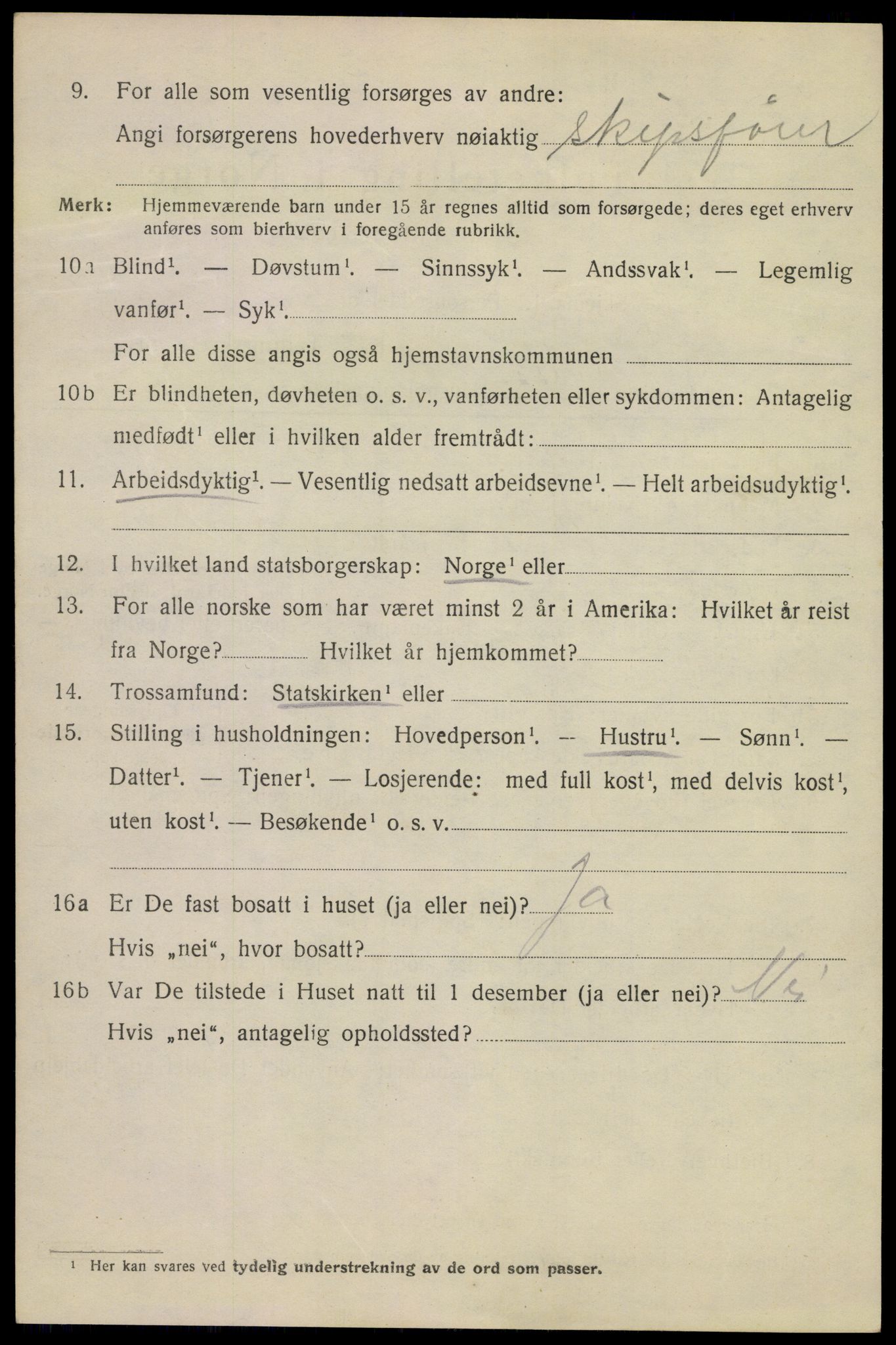SAKO, Folketelling 1920 for 0801 Kragerø kjøpstad, 1920, s. 11044