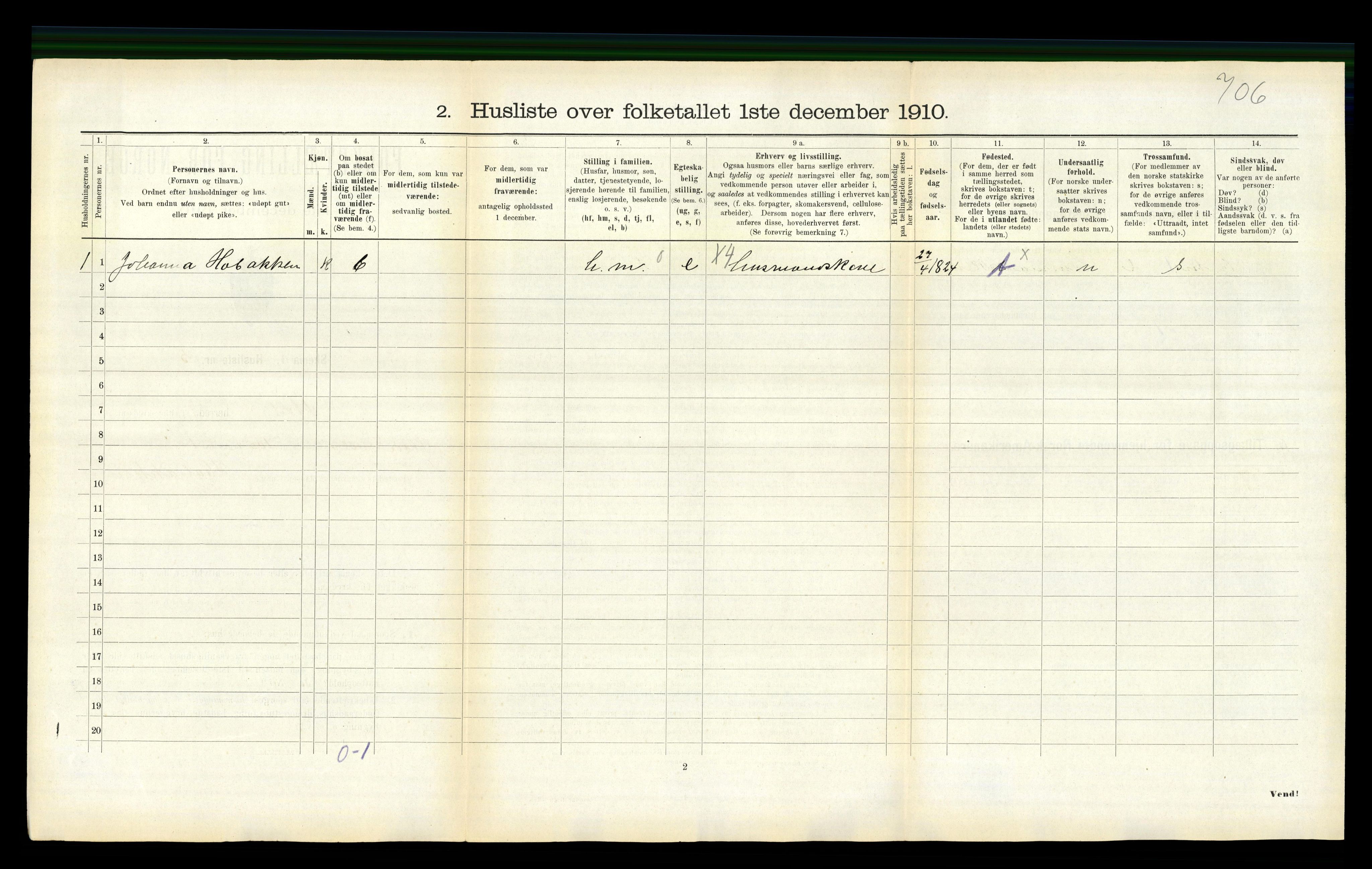 RA, Folketelling 1910 for 1734 Stod herred, 1910, s. 268