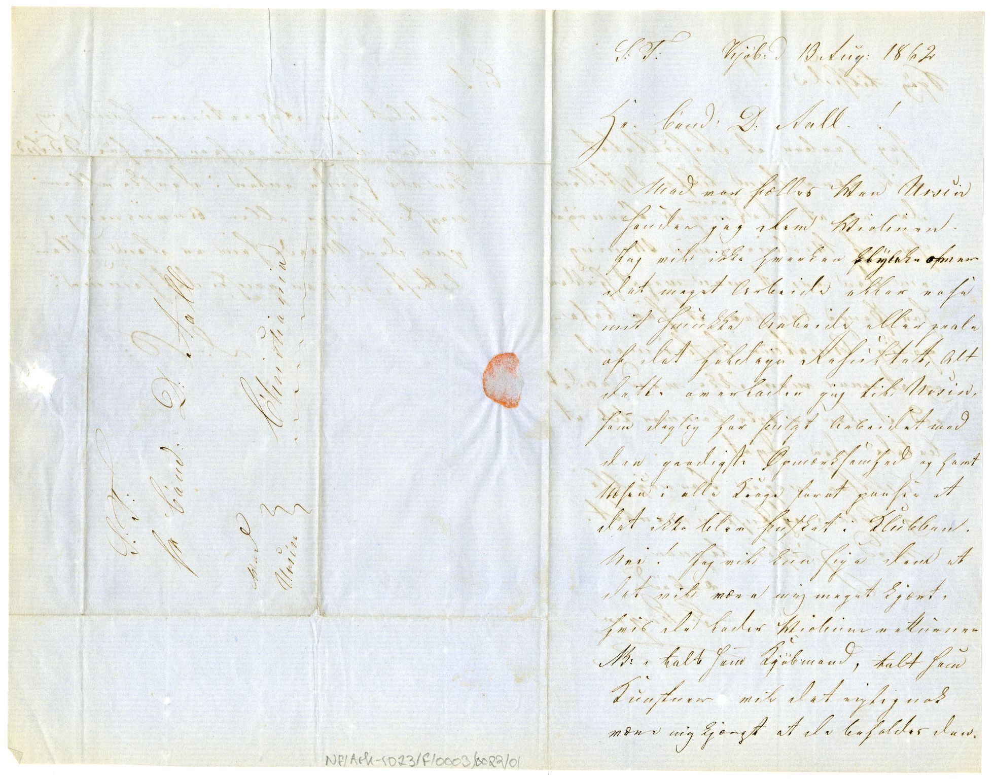 Diderik Maria Aalls brevsamling, NF/Ark-1023/F/L0003: D.M. Aalls brevsamling. D - G, 1797-1889, s. 192
