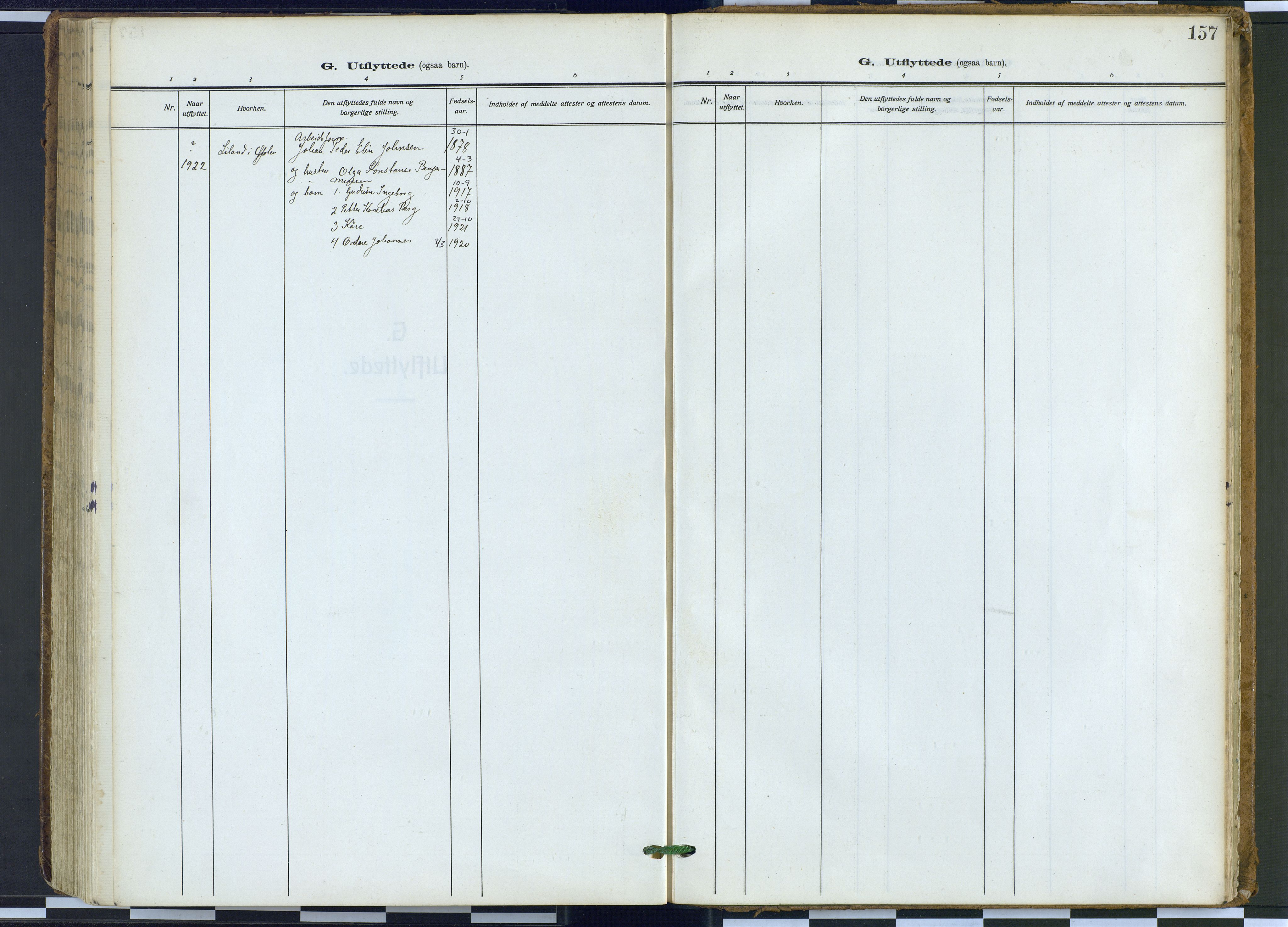 Tana sokneprestkontor, AV/SATØ-S-1334/H/Ha: Ministerialbok nr. 9, 1914-1930, s. 157