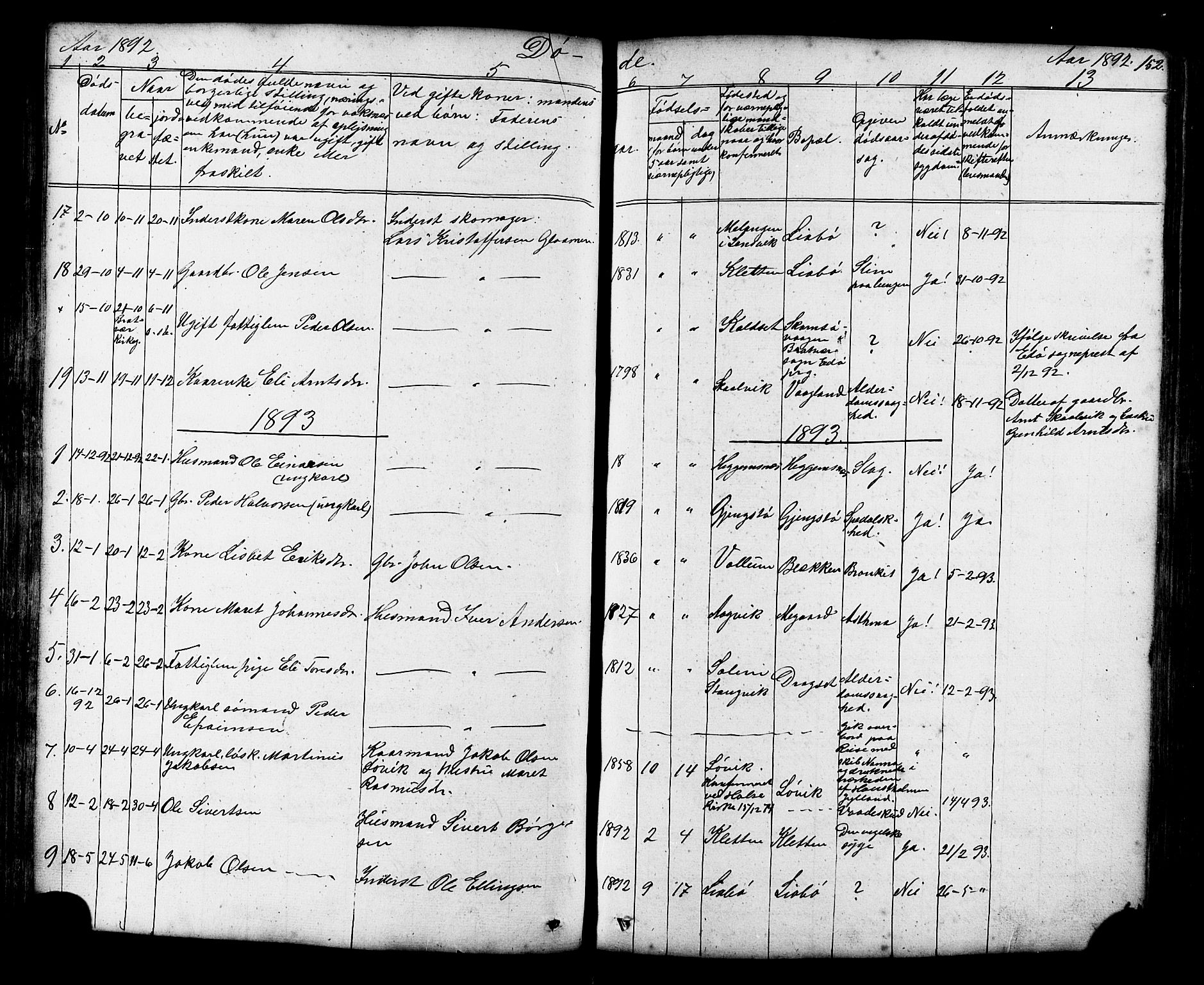 Ministerialprotokoller, klokkerbøker og fødselsregistre - Møre og Romsdal, SAT/A-1454/576/L0890: Klokkerbok nr. 576C01, 1837-1908, s. 152