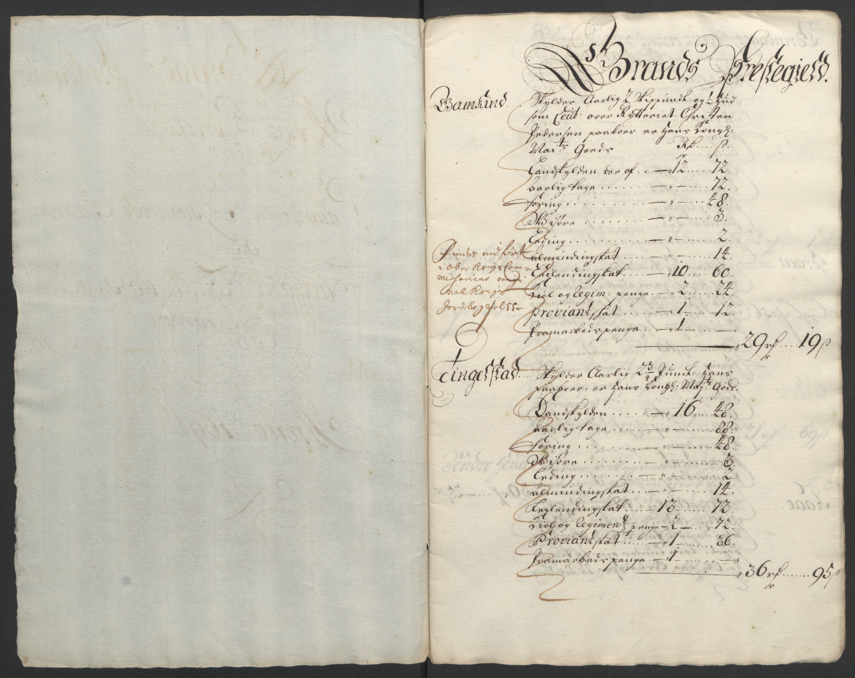 Rentekammeret inntil 1814, Reviderte regnskaper, Fogderegnskap, RA/EA-4092/R18/L1292: Fogderegnskap Hadeland, Toten og Valdres, 1693-1694, s. 401