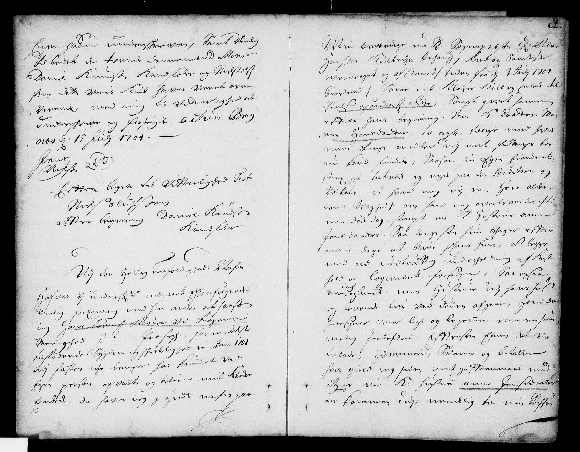Lier, Røyken og Hurum sorenskriveri, AV/SAKO-A-89/G/Ga/Gaa/L0001: Pantebok nr. I, 1701-1725, s. 84