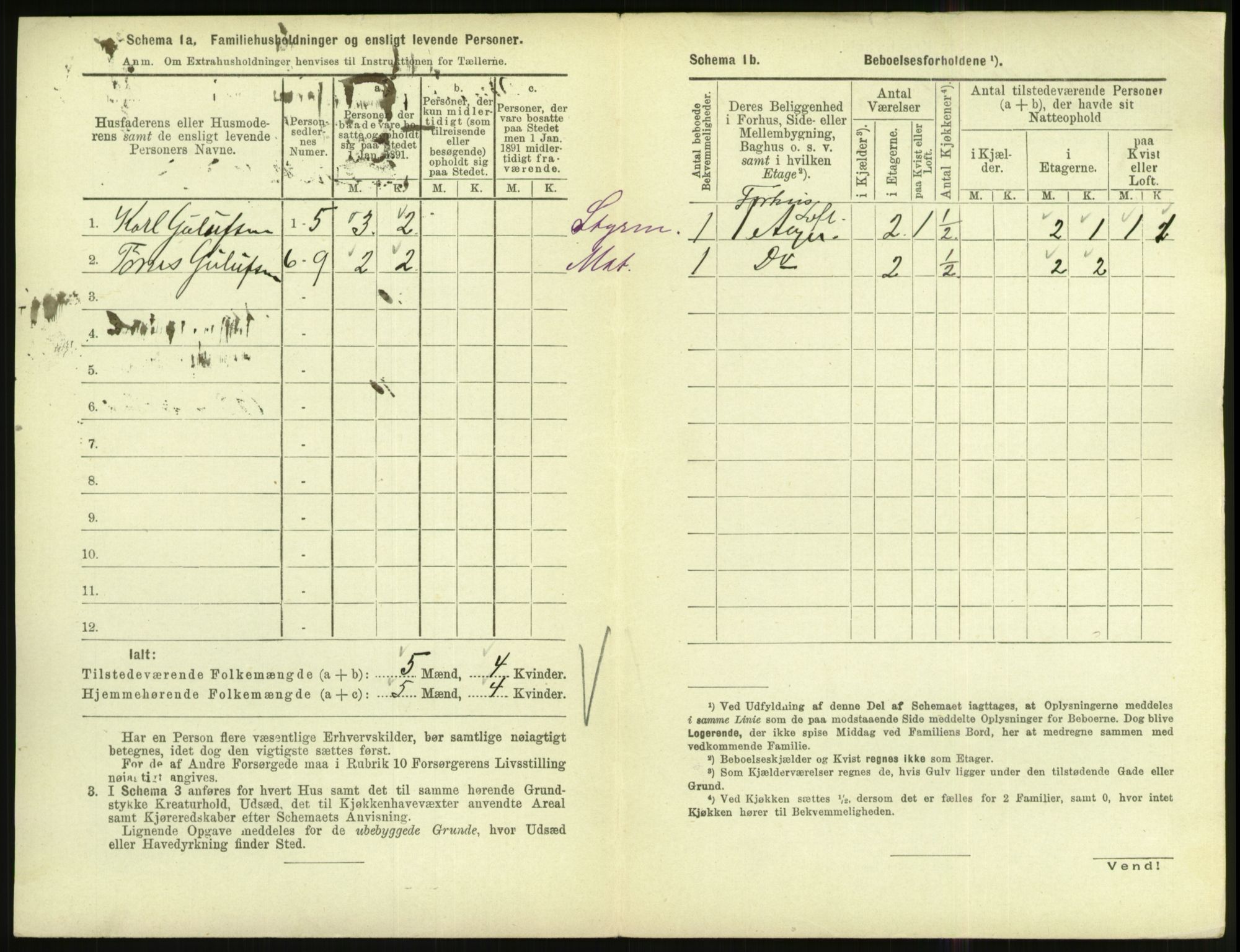 RA, Folketelling 1891 for 1002 Mandal ladested, 1891, s. 108