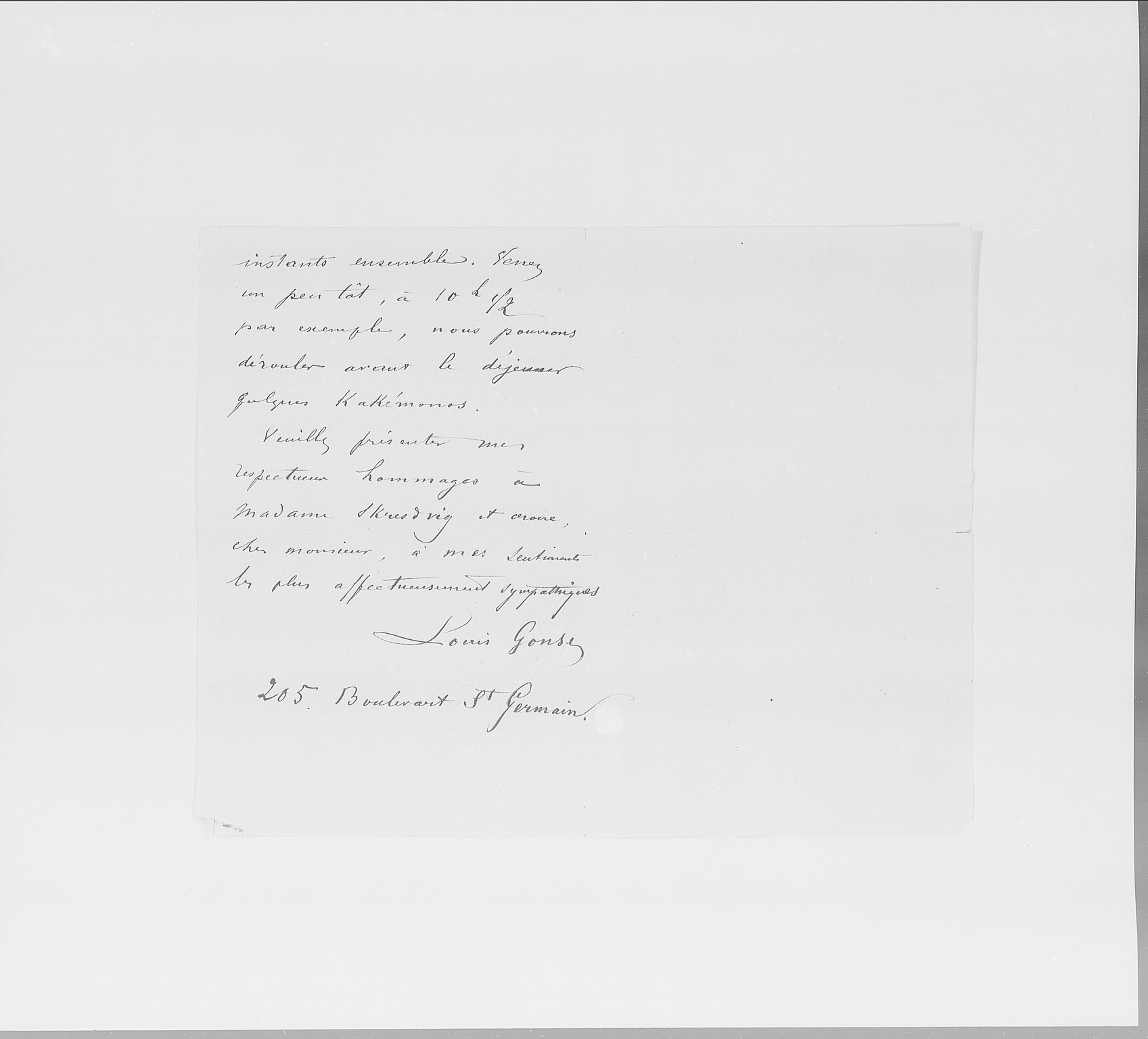 Skredsvig, Christian, AV/RA-PA-0353/E/L0001: Privatbrev fra enkeltpersoner, 1888-1961, s. 69