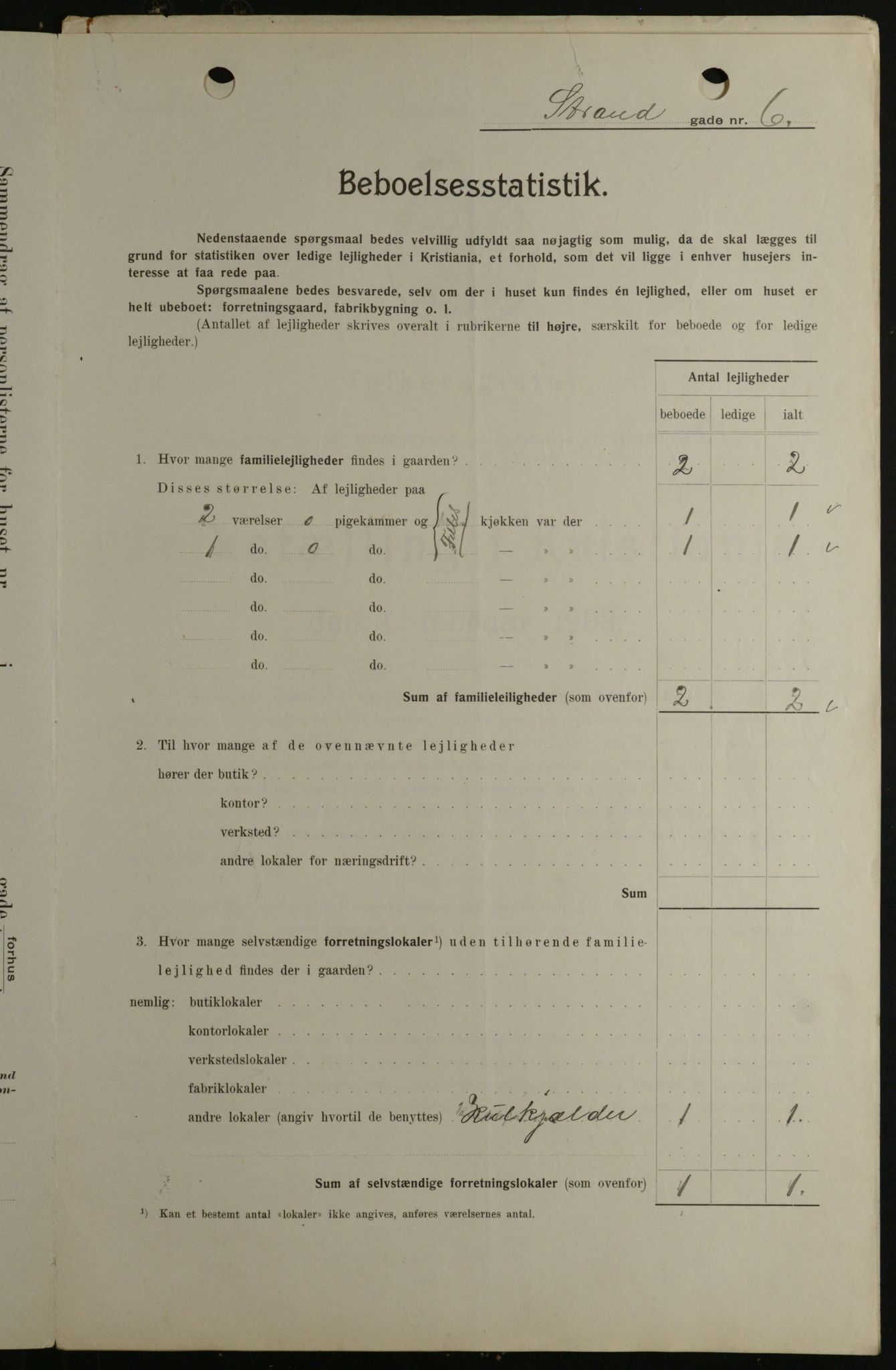 OBA, Kommunal folketelling 1.2.1908 for Kristiania kjøpstad, 1908, s. 93284