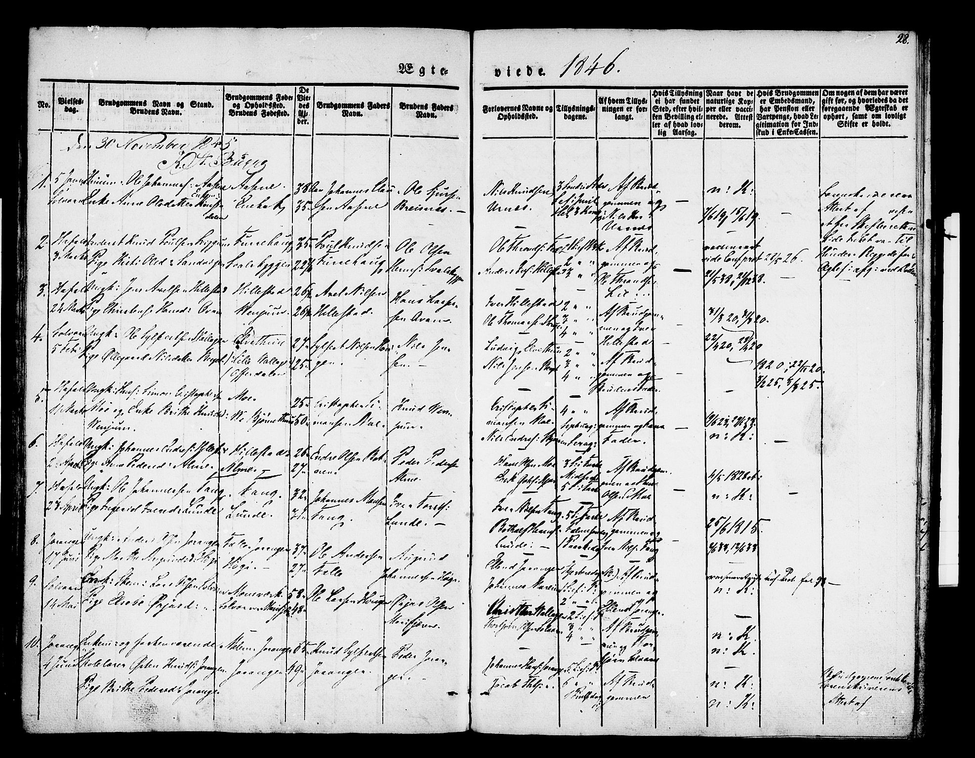 Hafslo sokneprestembete, AV/SAB-A-80301/H/Haa/Haaa/L0007: Ministerialbok nr. A 7, 1834-1854, s. 28