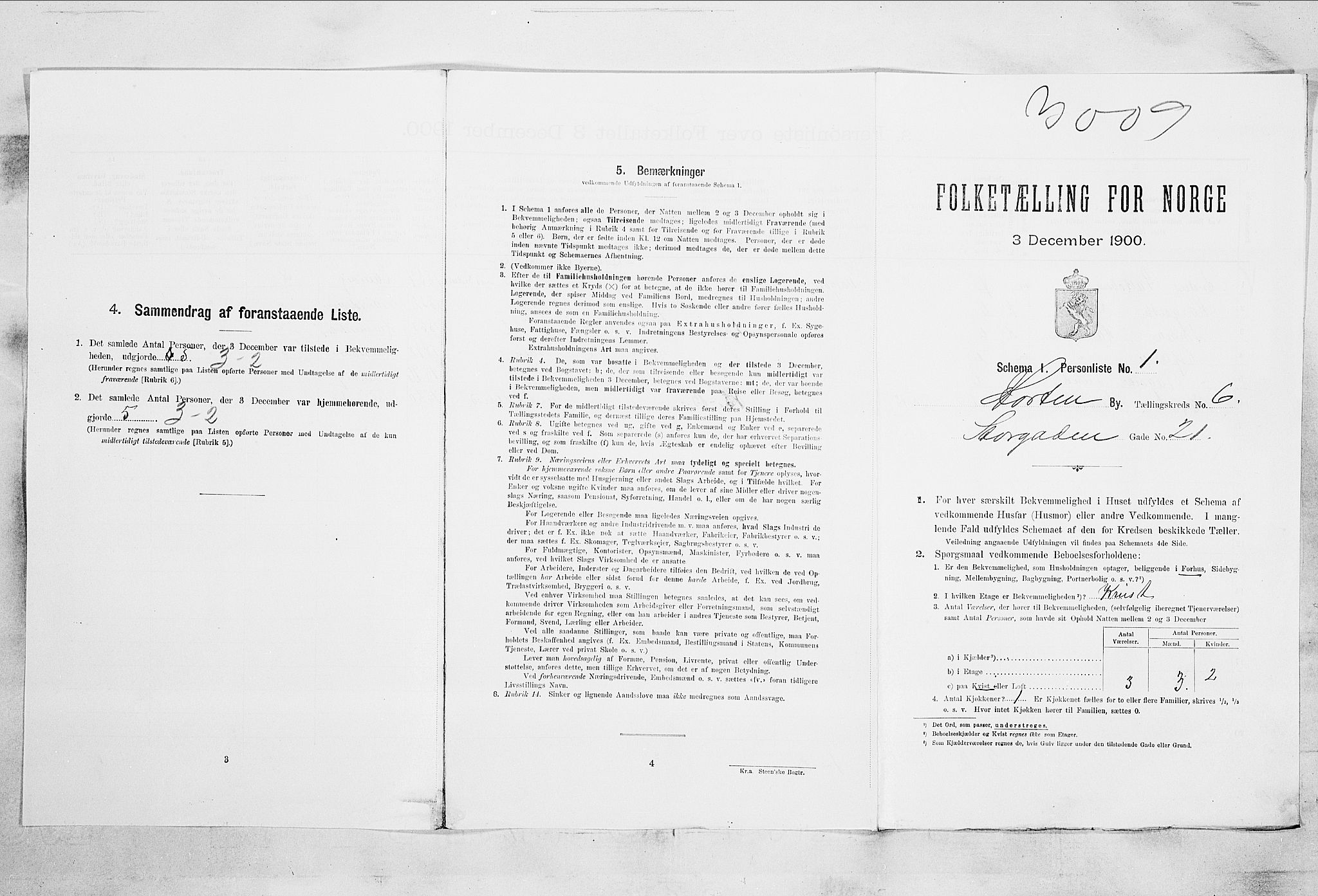 RA, Folketelling 1900 for 0703 Horten ladested, 1900, s. 4761