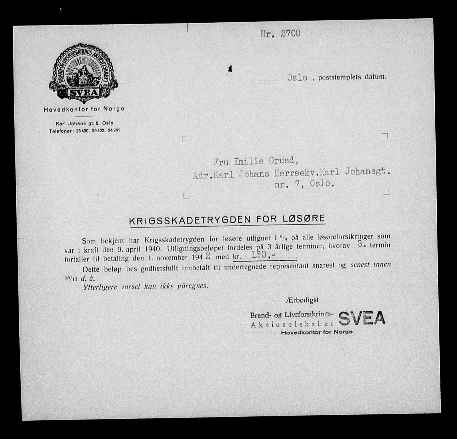 Justisdepartementet, Tilbakeføringskontoret for inndratte formuer, AV/RA-S-1564/H/Hc/Hcc/L0949: --, 1945-1947, s. 154