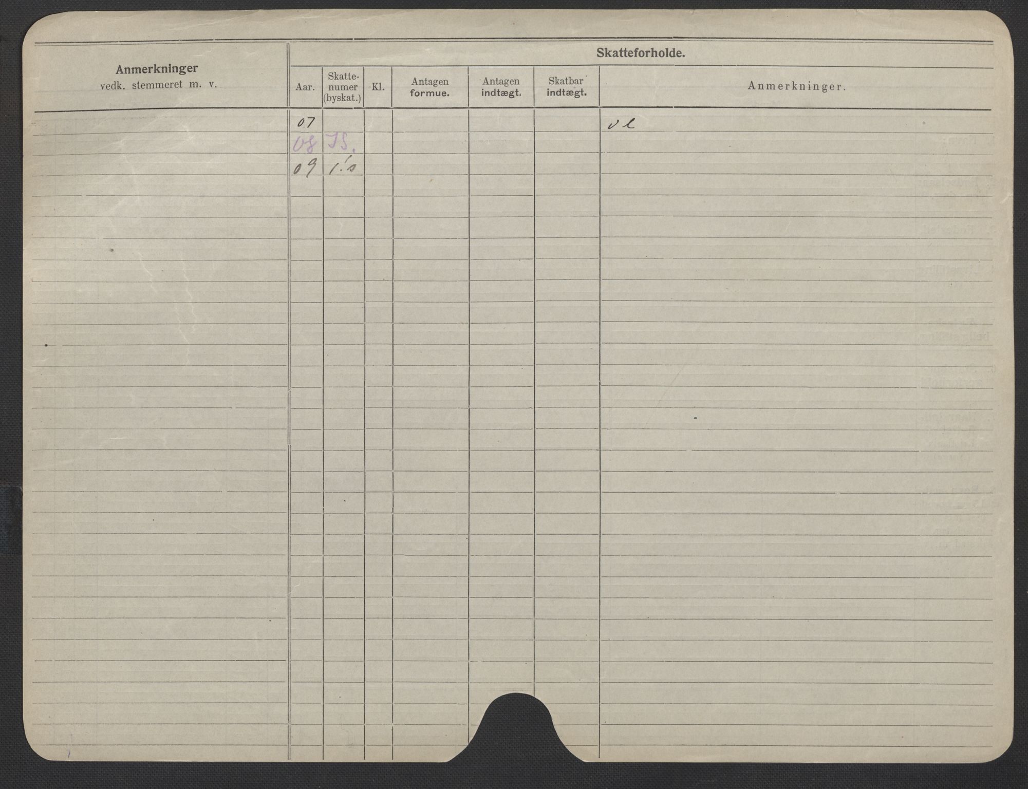 Oslo folkeregister, Registerkort, SAO/A-11715/F/Fa/Fac/L0016: Kvinner, 1906-1914, s. 650a