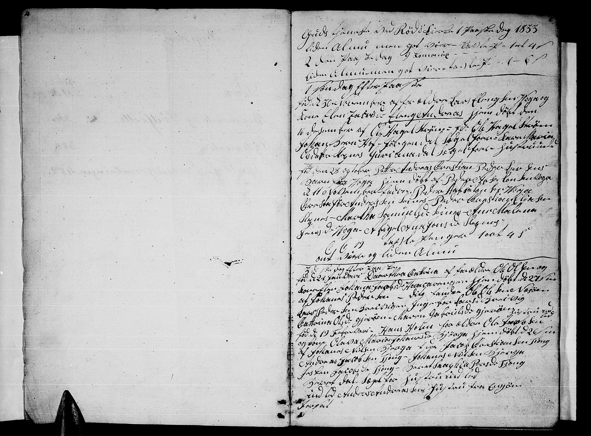 Ministerialprotokoller, klokkerbøker og fødselsregistre - Nordland, AV/SAT-A-1459/841/L0618: Klokkerbok nr. 841C02, 1833-1855, s. 4-5