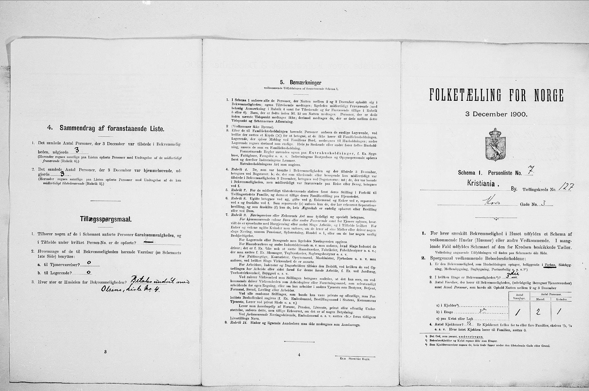 SAO, Folketelling 1900 for 0301 Kristiania kjøpstad, 1900, s. 49208