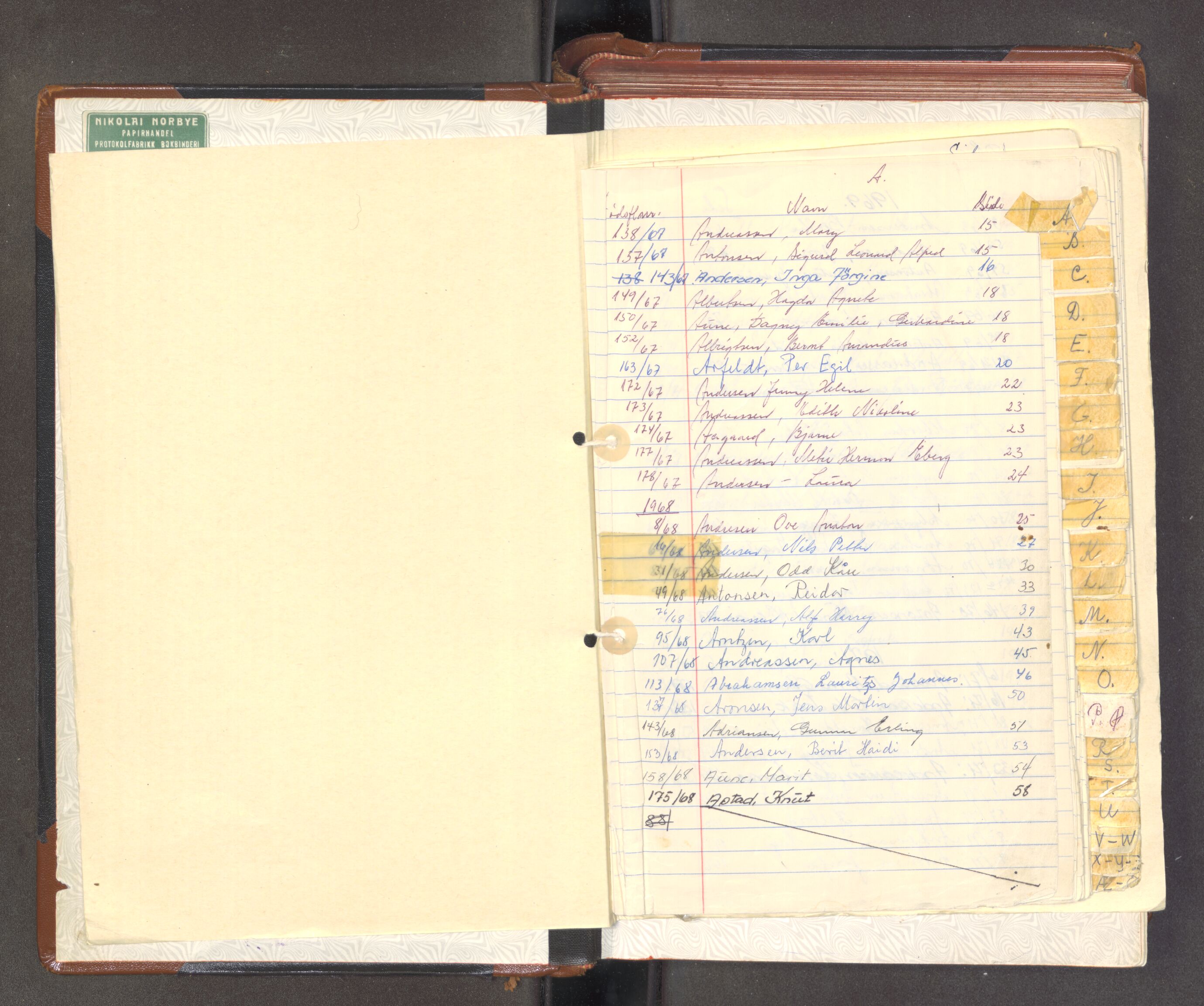 Tromsø byfogd/byrett, AV/SATØ-SATØ-0063/1/M/Mb/L0659: Dødsanmeldelsesprotokoll, 1967-1972