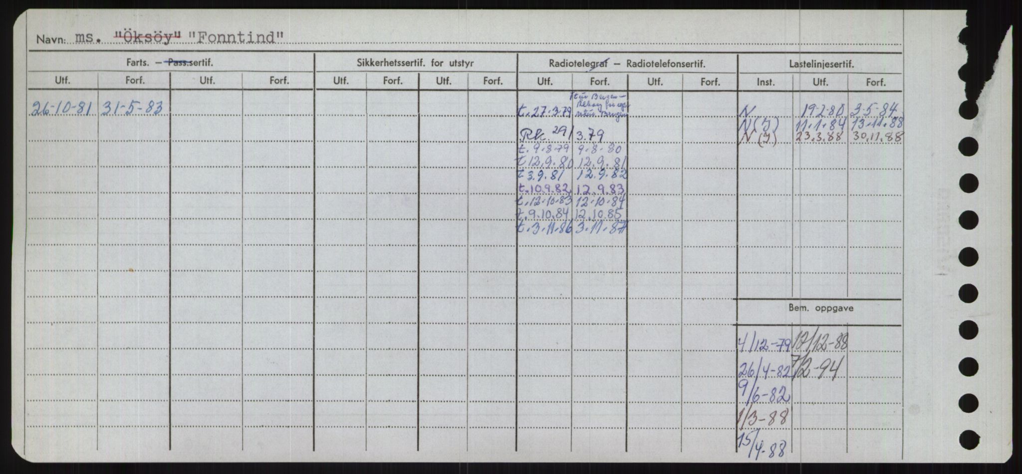 Sjøfartsdirektoratet med forløpere, Skipsmålingen, RA/S-1627/H/Ha/L0002/0001: Fartøy, Eik-Hill / Fartøy, Eik-F, s. 678