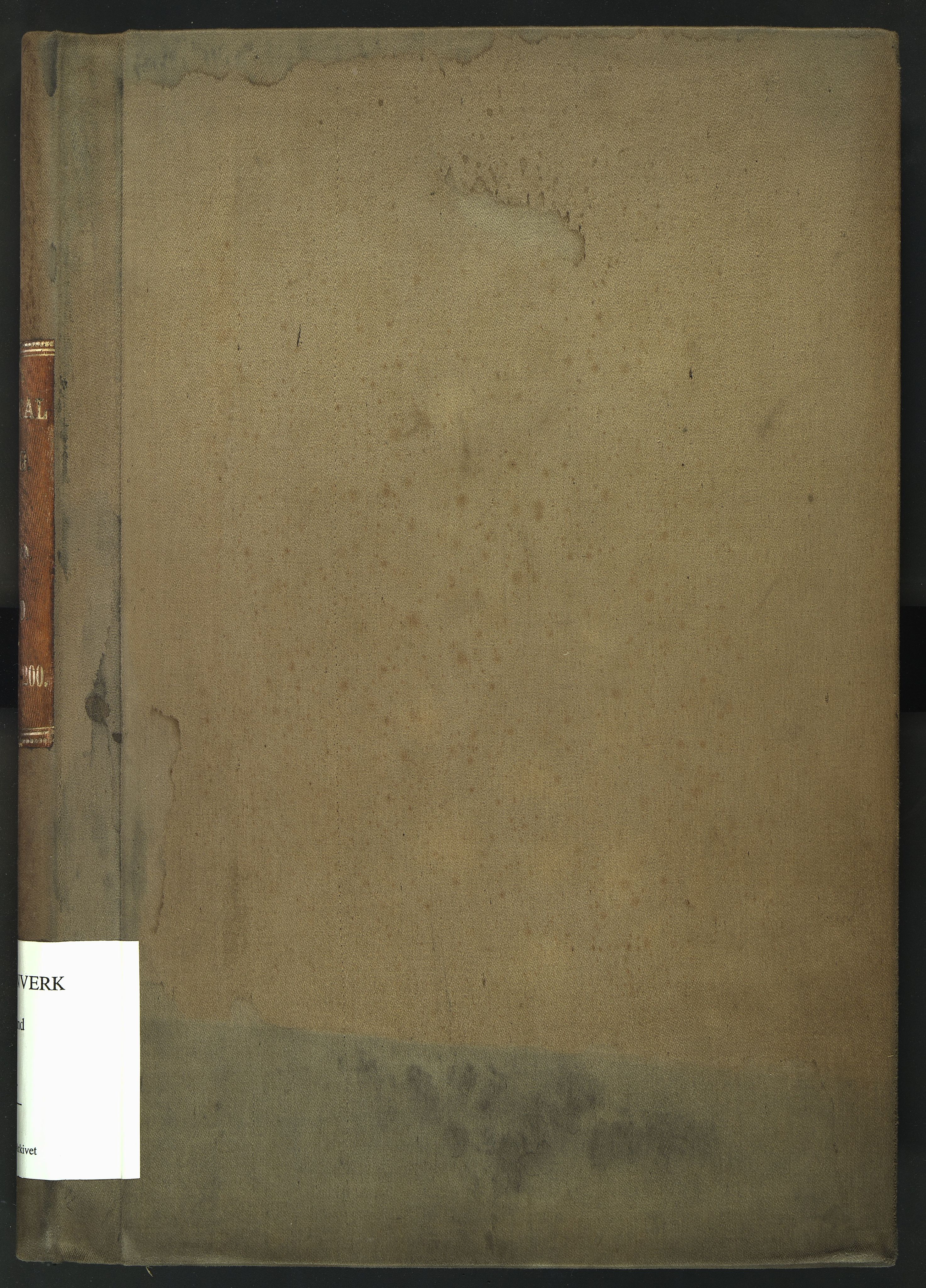Egelands Verk, NESJ/NJM-002/07/L0005: Kapital-bok, 1880