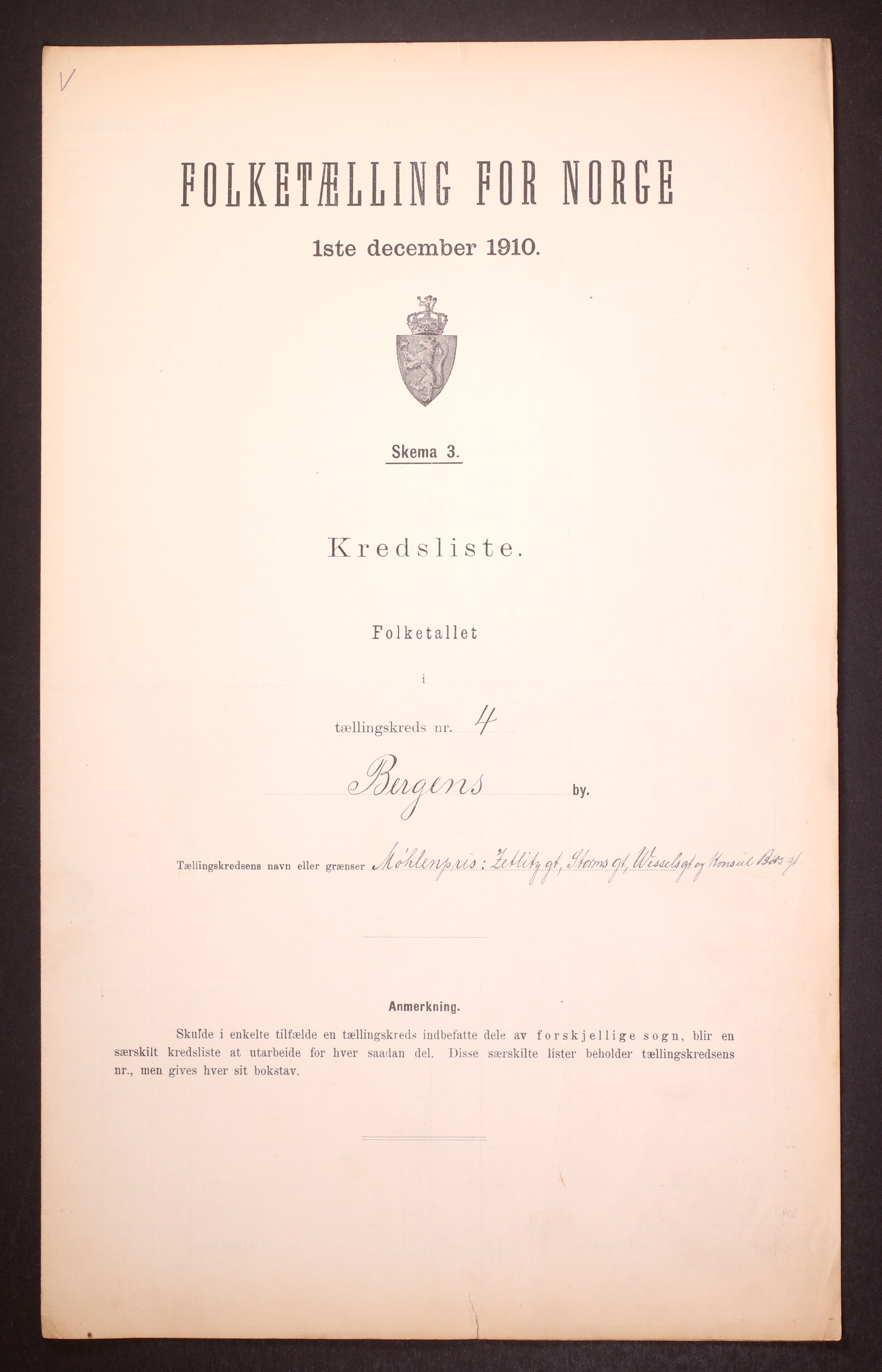 RA, Folketelling 1910 for 1301 Bergen kjøpstad, 1910, s. 17