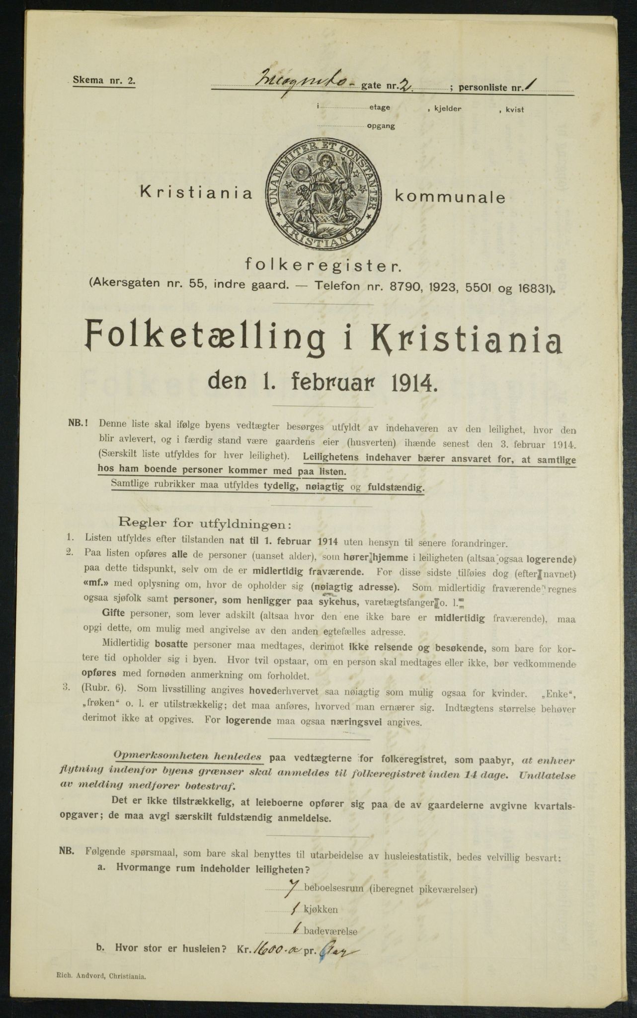 OBA, Kommunal folketelling 1.2.1914 for Kristiania, 1914, s. 44022