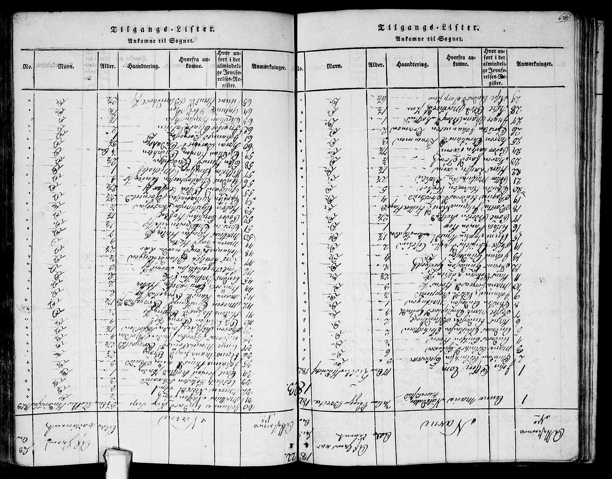 Askim prestekontor Kirkebøker, SAO/A-10900/F/Fa/L0004: Ministerialbok nr. 4, 1817-1846, s. 660-661