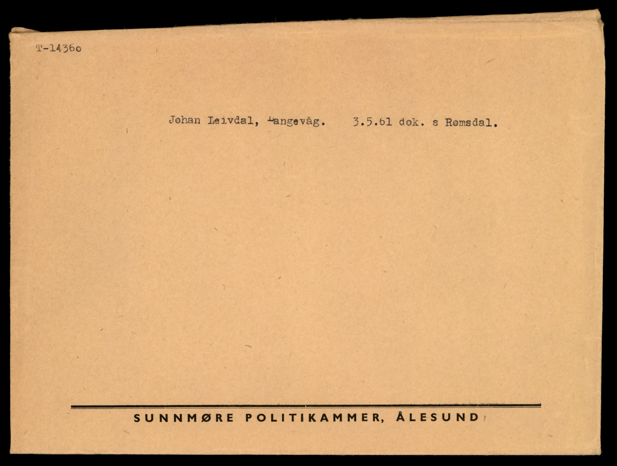 Møre og Romsdal vegkontor - Ålesund trafikkstasjon, SAT/A-4099/F/Fe/L0045: Registreringskort for kjøretøy T 14320 - T 14444, 1927-1998, s. 1157