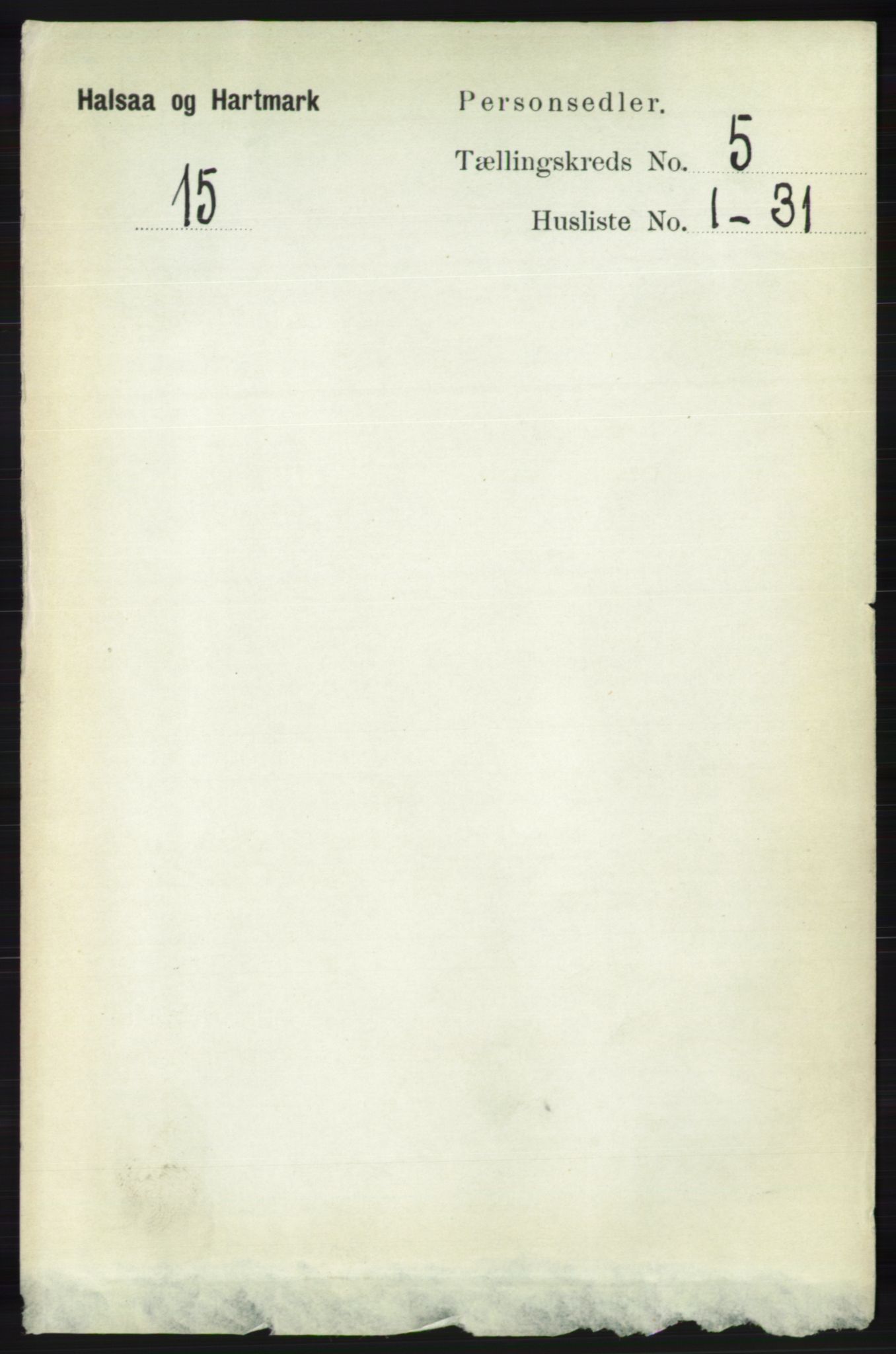 RA, Folketelling 1891 for 1019 Halse og Harkmark herred, 1891, s. 2034