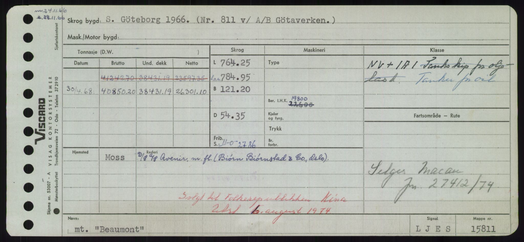 Sjøfartsdirektoratet med forløpere, Skipsmålingen, AV/RA-S-1627/H/Hd/L0003: Fartøy, B-Bev, s. 445