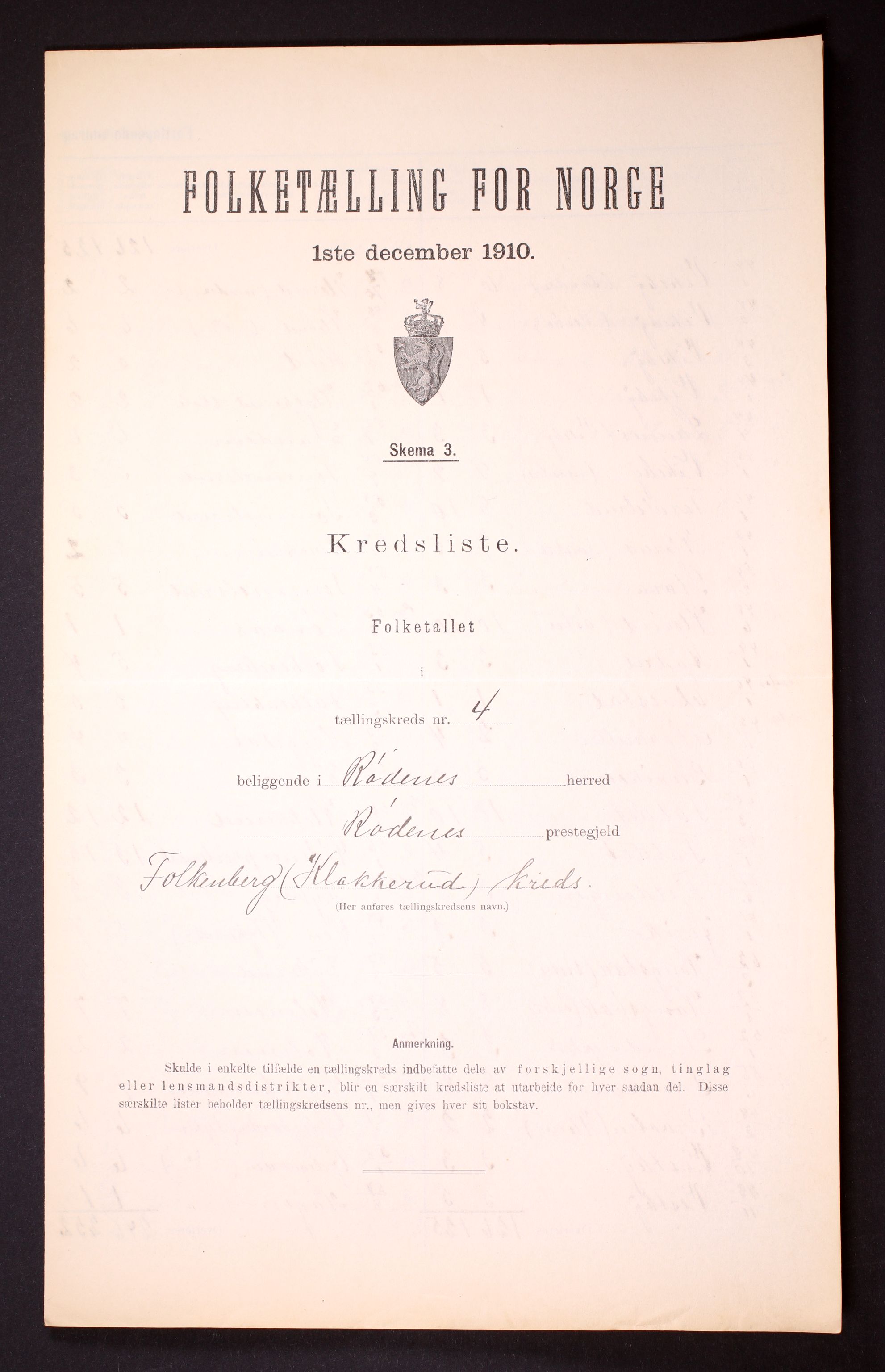 RA, Folketelling 1910 for 0120 Rødenes herred, 1910, s. 11