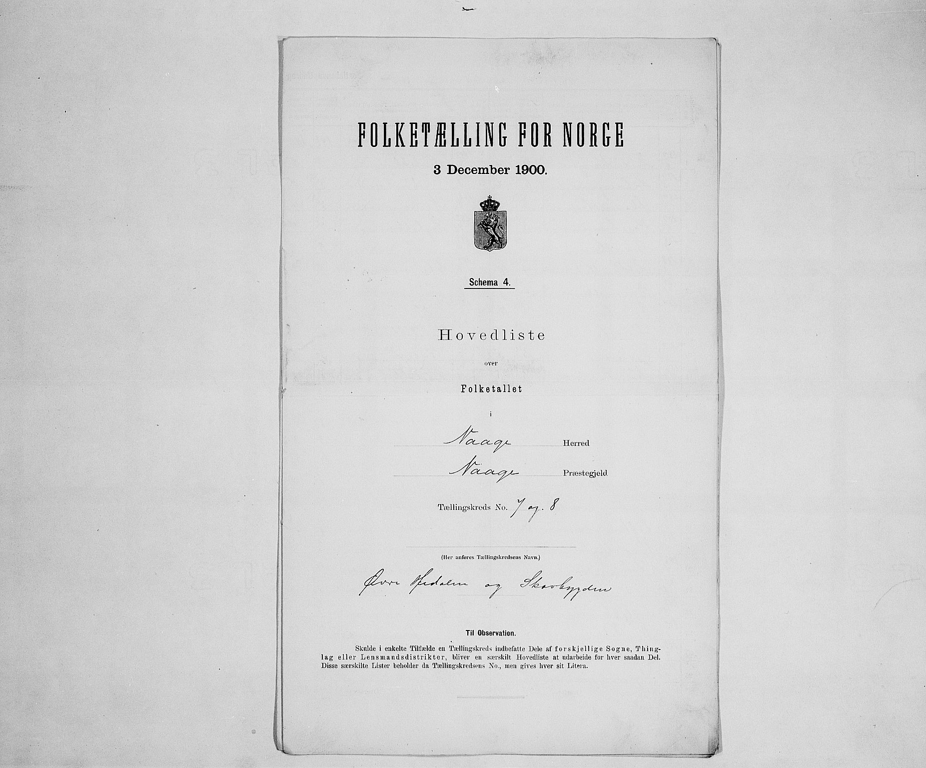 SAH, Folketelling 1900 for 0515 Vågå herred, 1900, s. 39