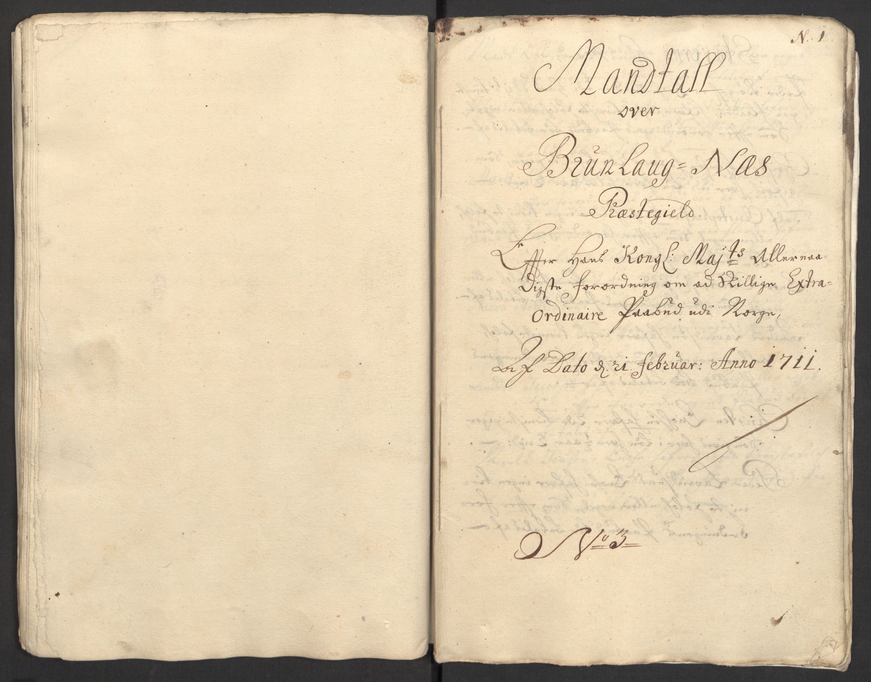 Rentekammeret inntil 1814, Reviderte regnskaper, Fogderegnskap, RA/EA-4092/R33/L1982: Fogderegnskap Larvik grevskap, 1711, s. 71