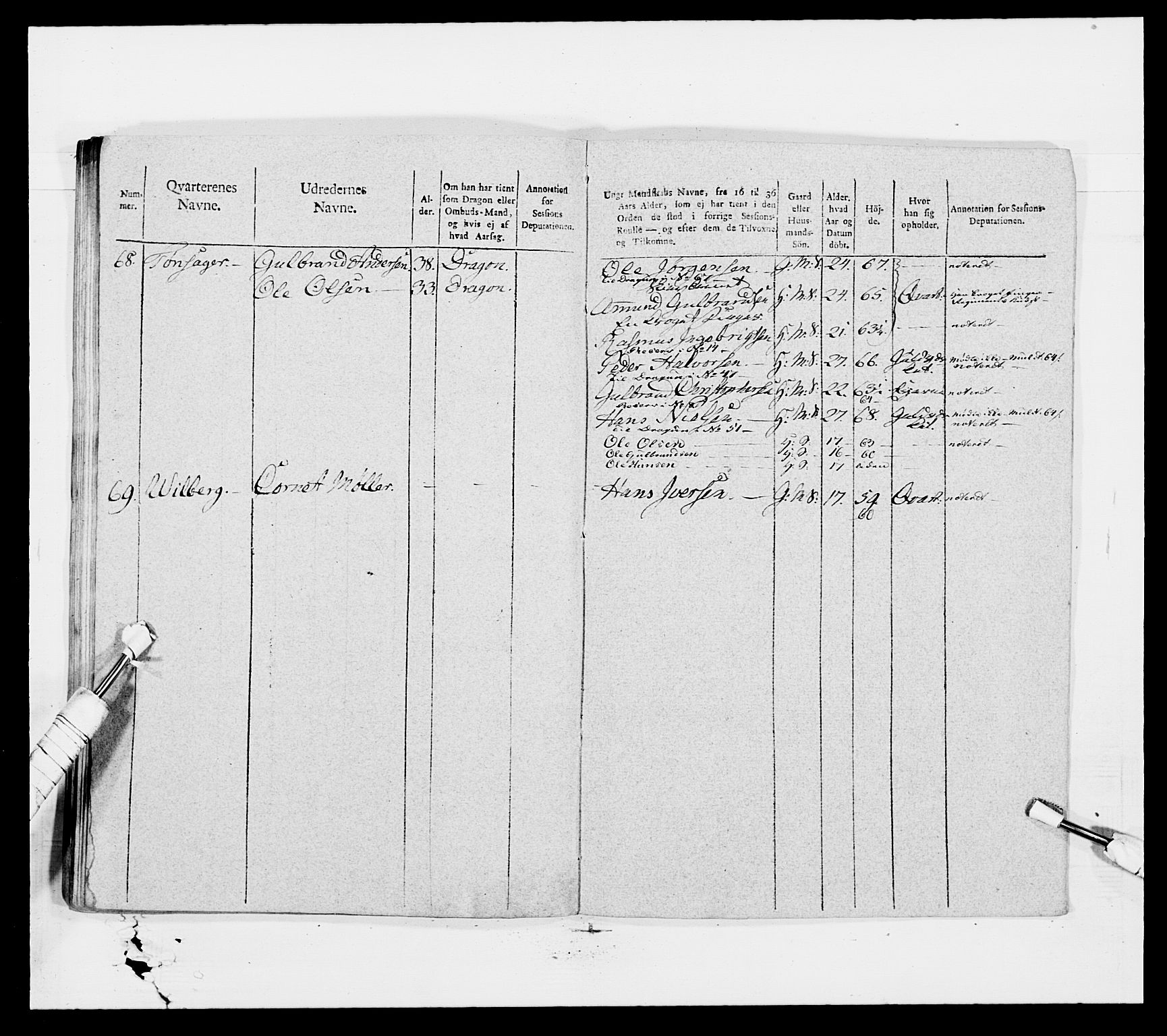 Generalitets- og kommissariatskollegiet, Det kongelige norske kommissariatskollegium, AV/RA-EA-5420/E/Eh/L0007: Akershusiske dragonregiment, 1800-1804, s. 670