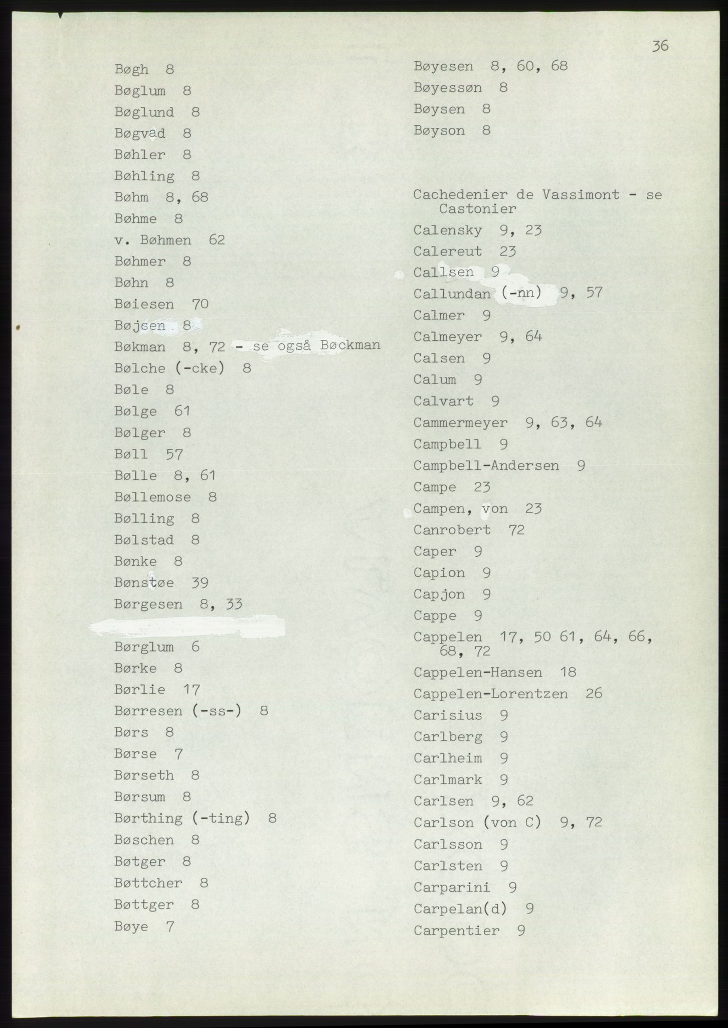 Lassens samlinger, RA/PA-0051, s. 36