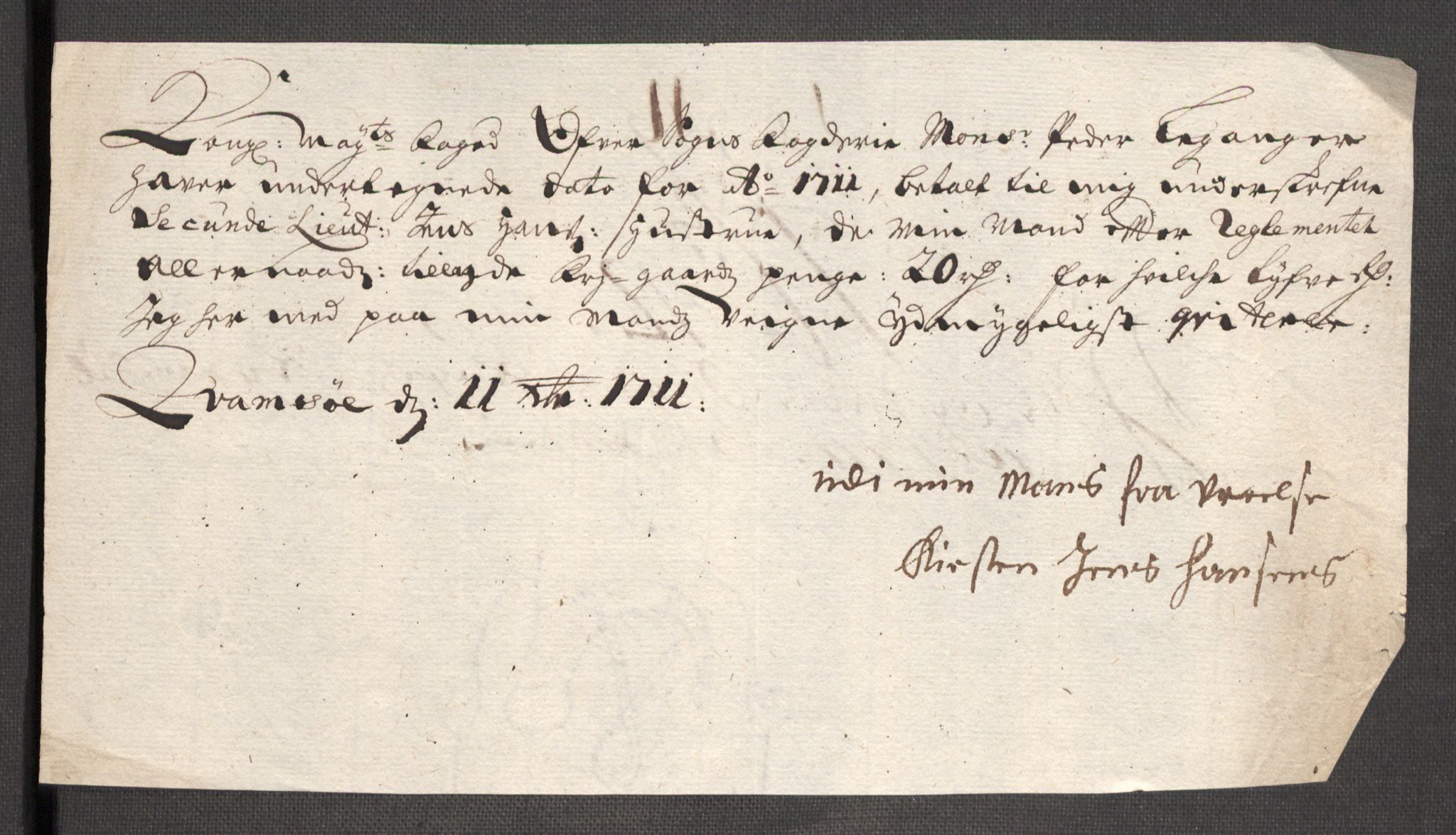 Rentekammeret inntil 1814, Reviderte regnskaper, Fogderegnskap, AV/RA-EA-4092/R52/L3317: Fogderegnskap Sogn, 1711, s. 243