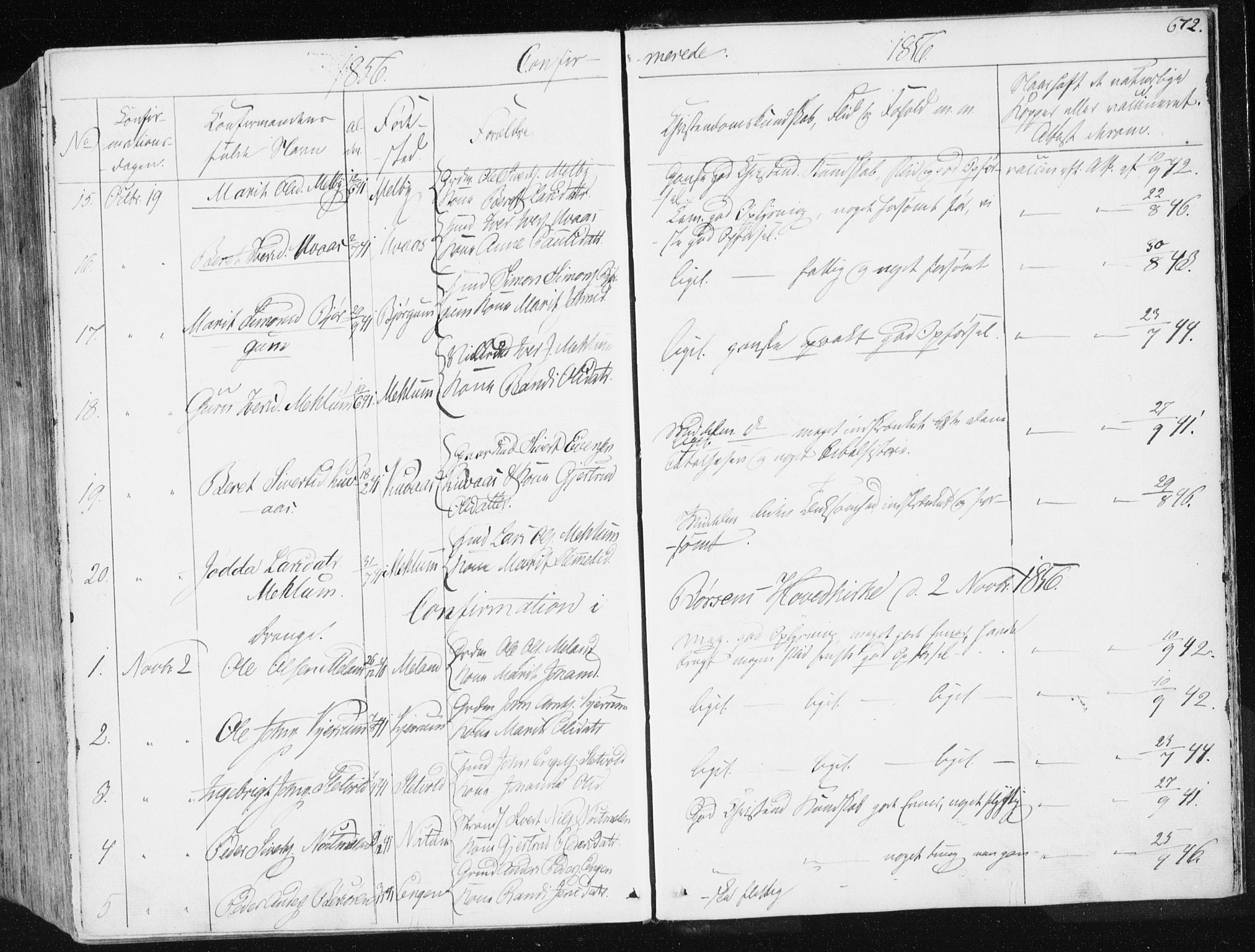 Ministerialprotokoller, klokkerbøker og fødselsregistre - Sør-Trøndelag, SAT/A-1456/665/L0771: Ministerialbok nr. 665A06, 1830-1856, s. 672