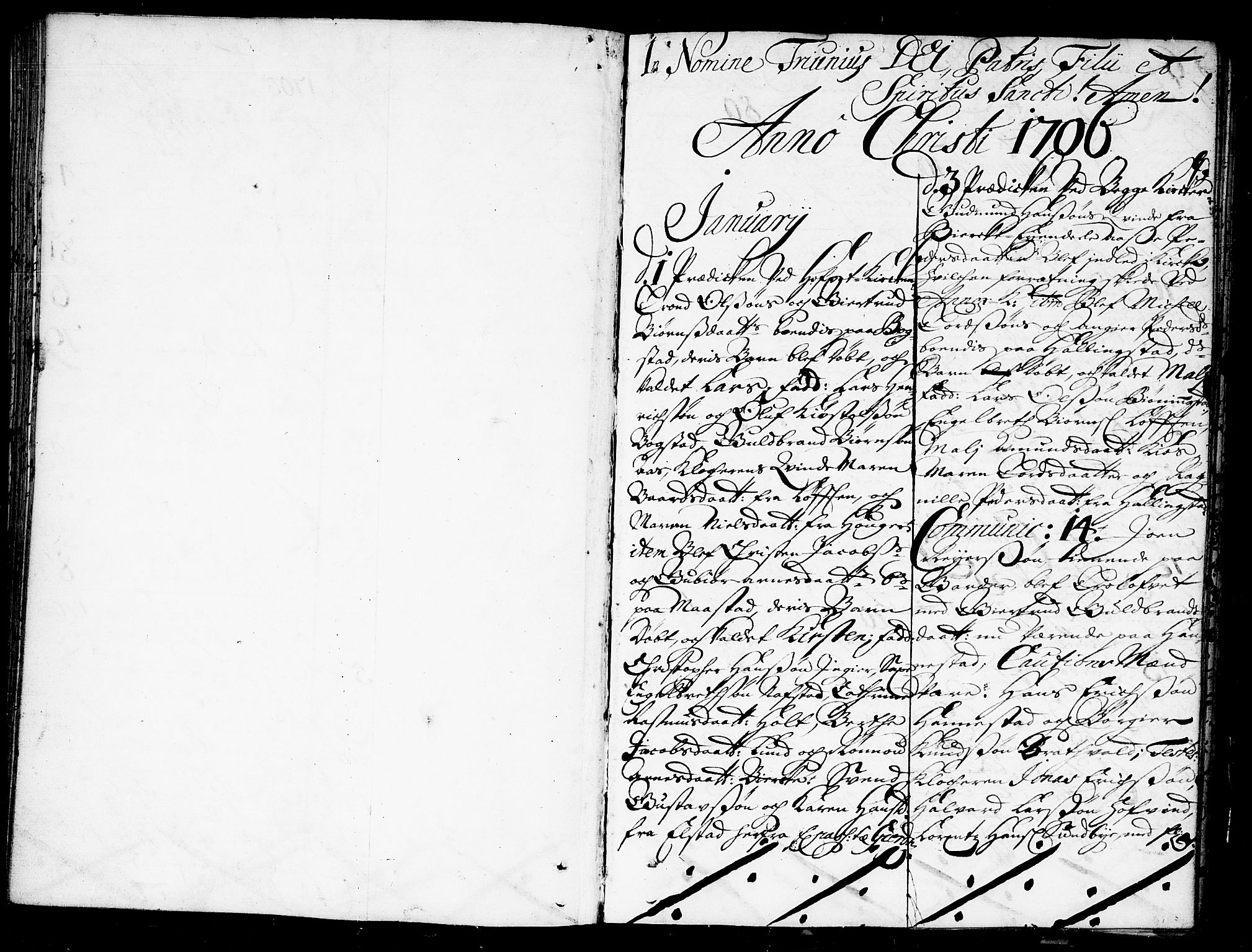 Ullensaker prestekontor Kirkebøker, AV/SAO-A-10236a/F/Fa/L0002: Ministerialbok nr. I 2, 1702-1710