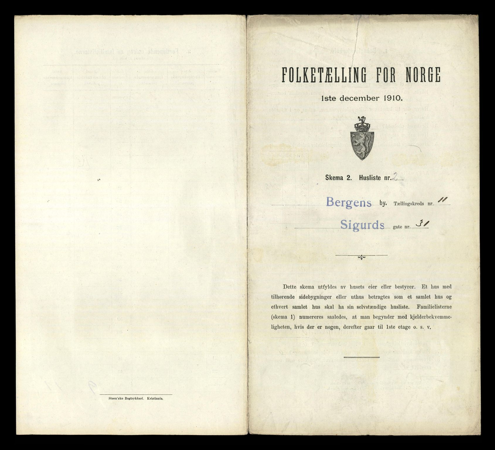 RA, Folketelling 1910 for 1301 Bergen kjøpstad, 1910, s. 3607