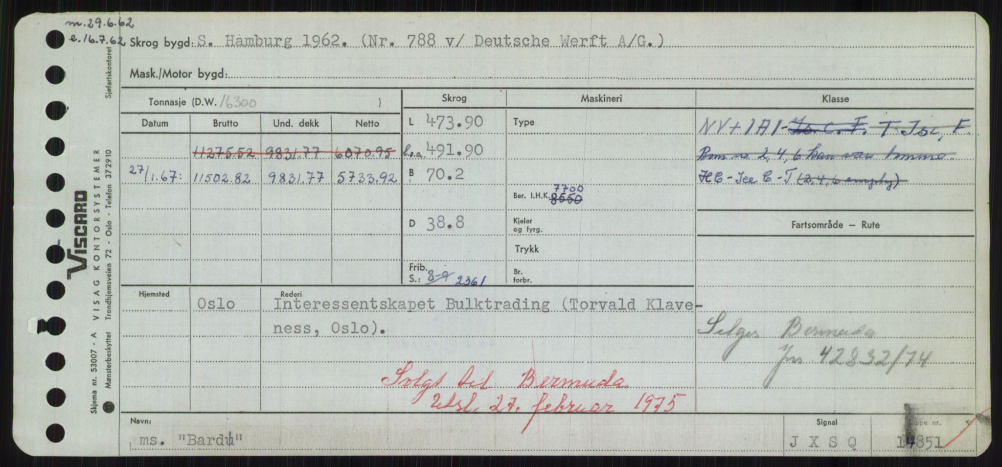 Sjøfartsdirektoratet med forløpere, Skipsmålingen, AV/RA-S-1627/H/Hd/L0003: Fartøy, B-Bev, s. 279