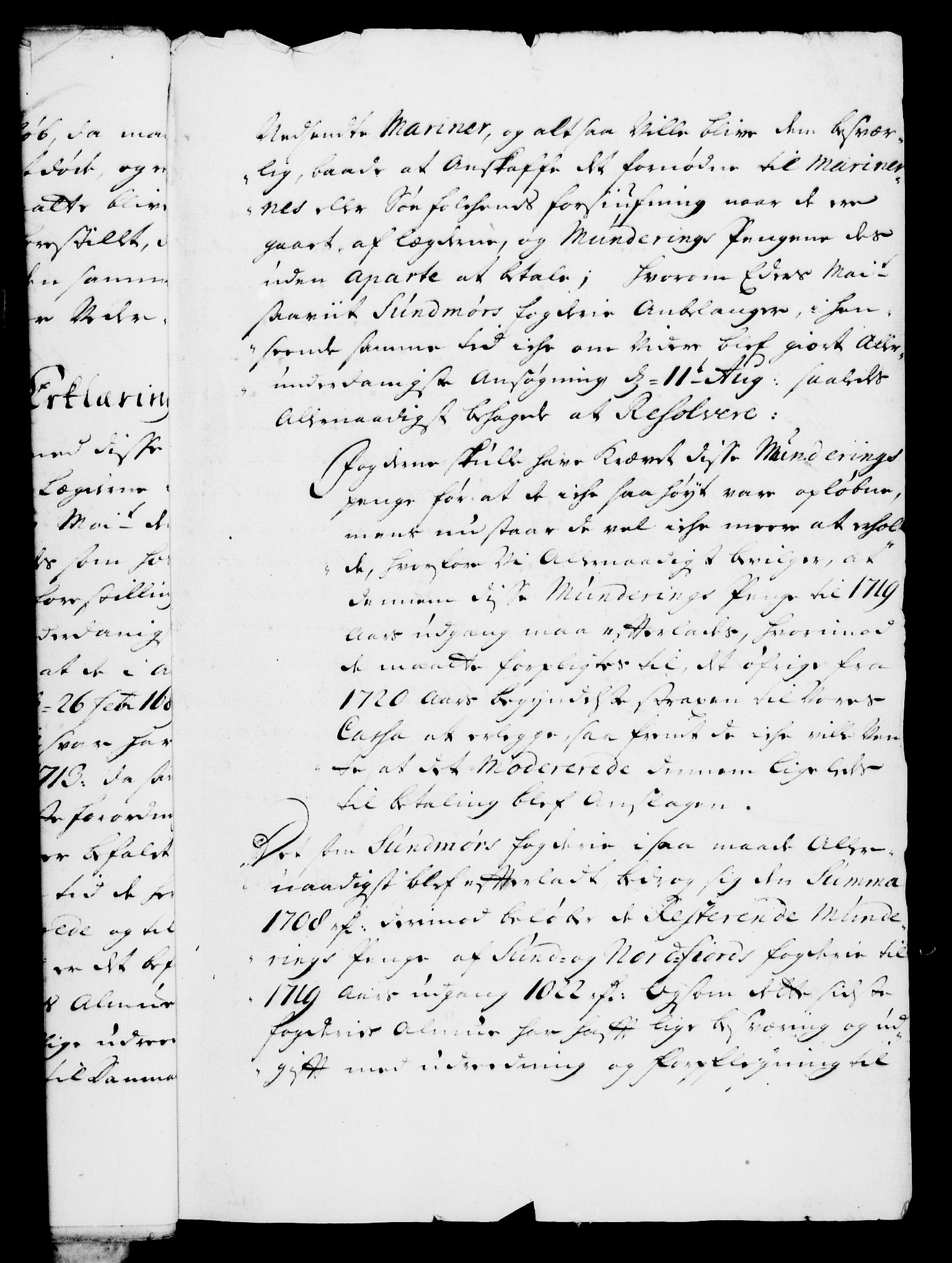 Rentekammeret, Kammerkanselliet, RA/EA-3111/G/Gf/Gfa/L0009: Norsk relasjons- og resolusjonsprotokoll (merket RK 52.9), 1726, s. 28